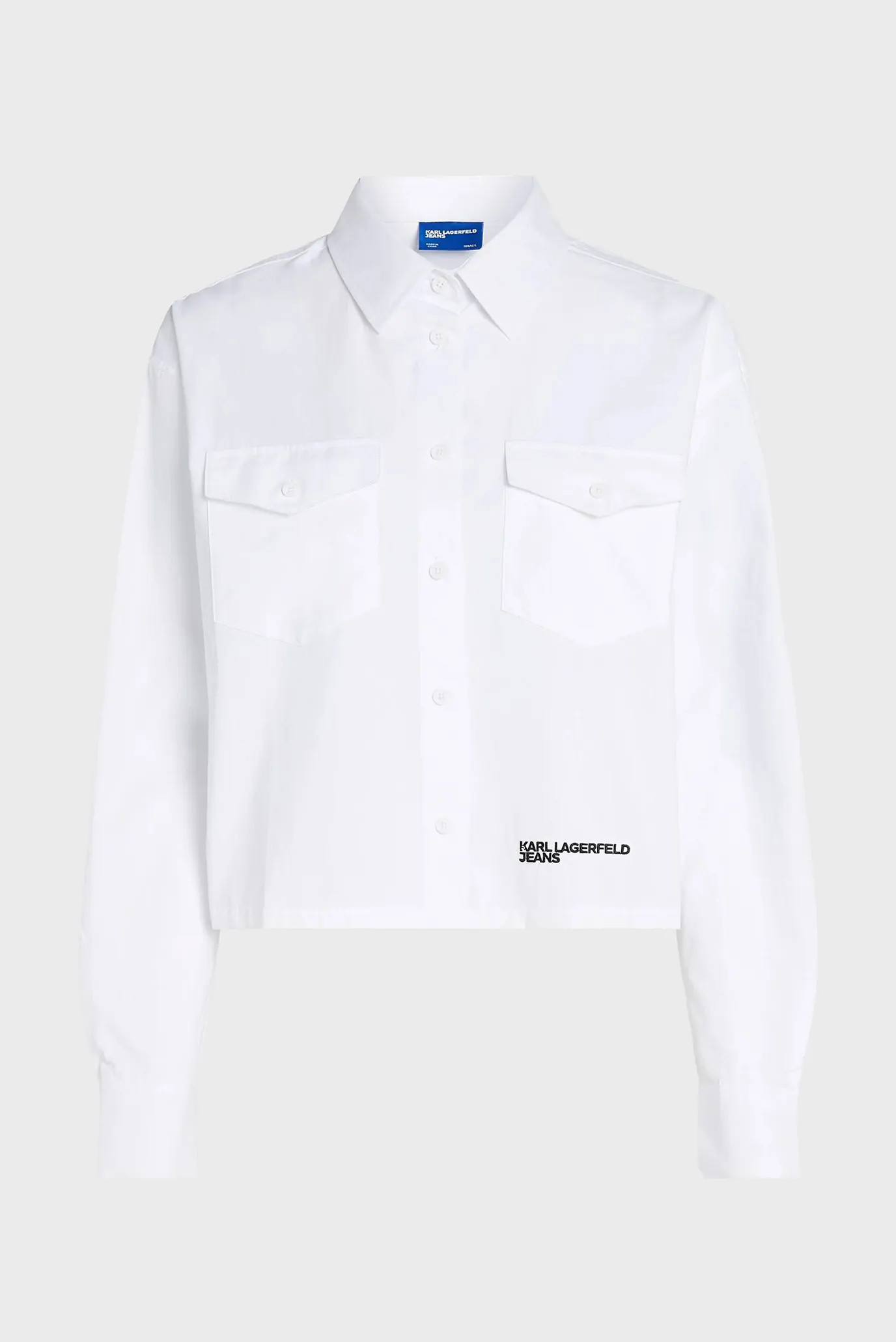 Женская белая рубашка logo 5