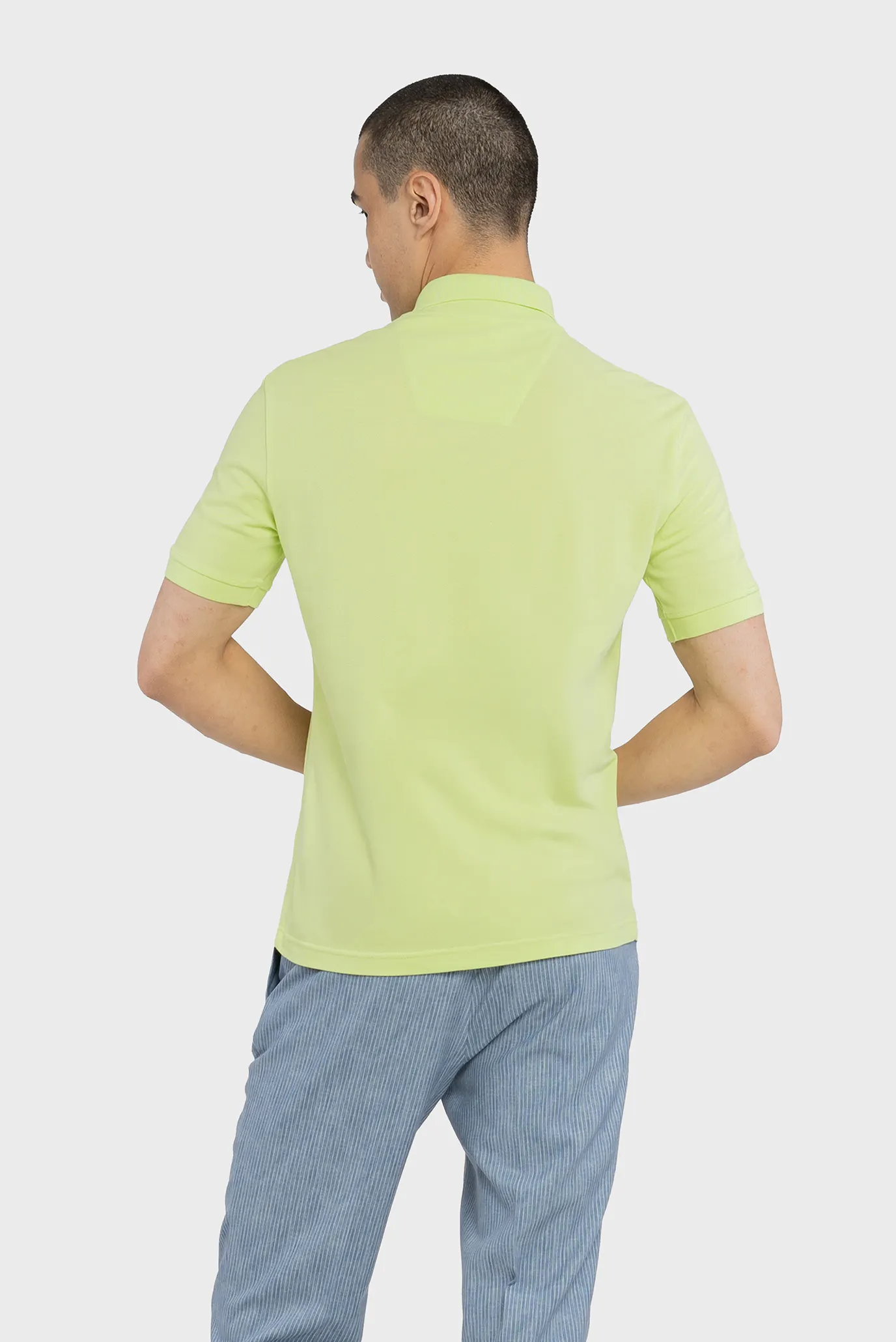 Чоловіче салатове поло 4