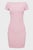 Женское розовое платье LIDIA OFF SHOULDER D