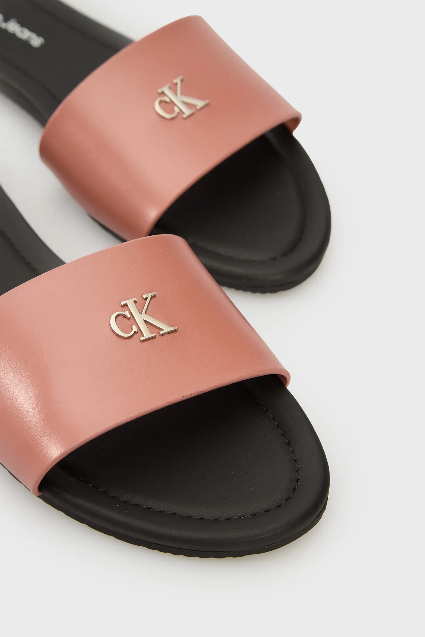 Жіночі персикові слайдери FLAT SANDAL 2