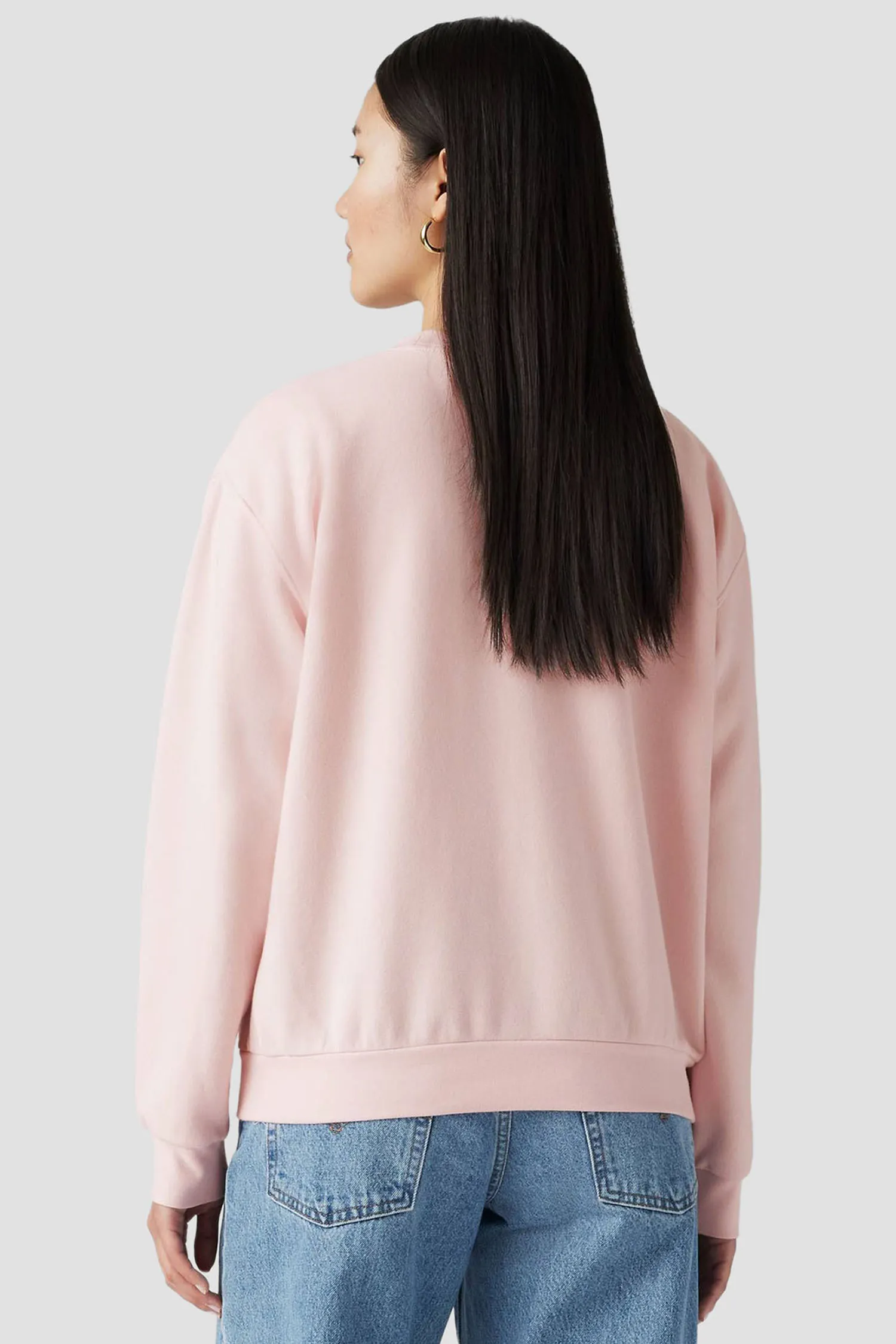 Женский пудровый свитшот 3