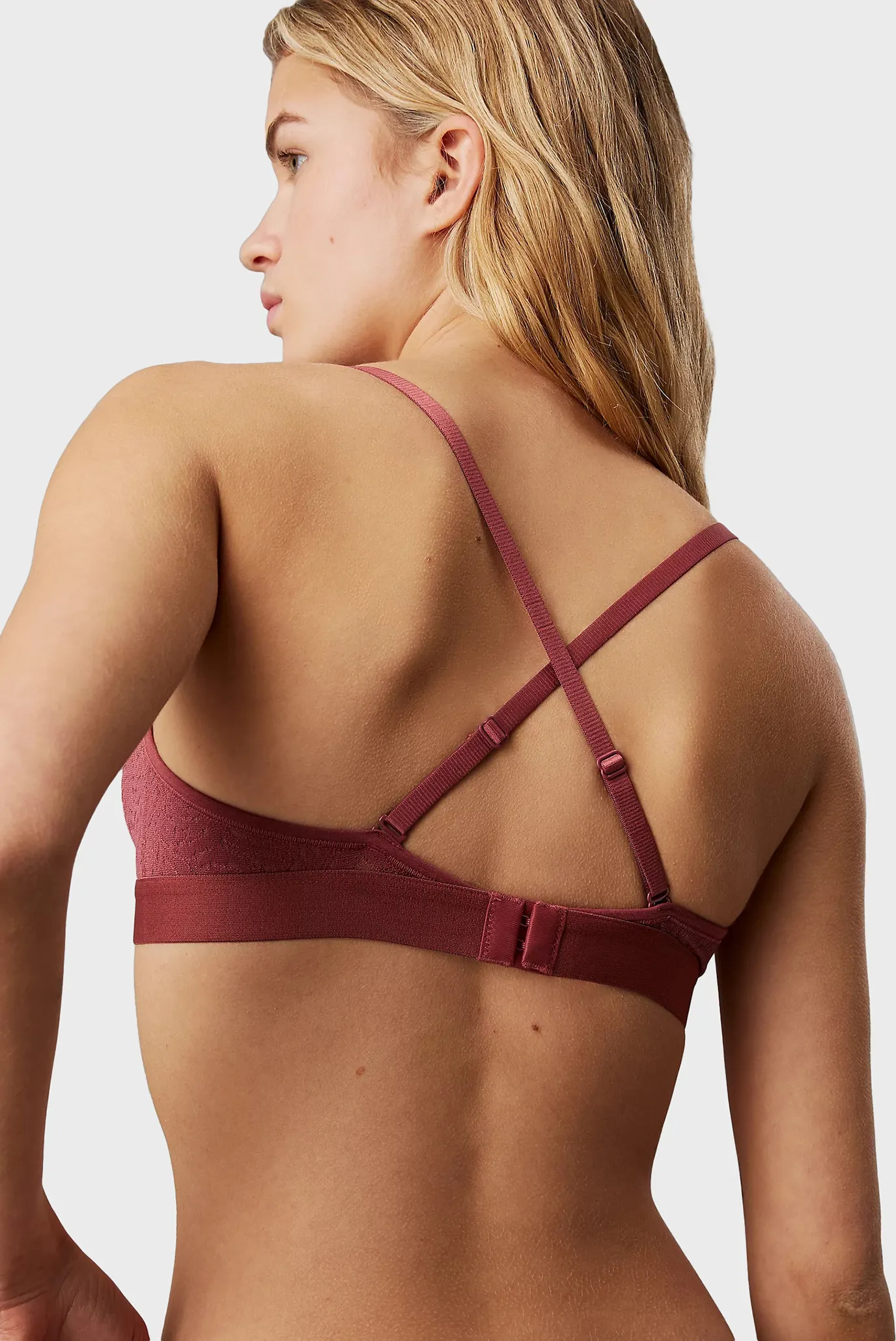 Женский терракотовый бюстгальтер UNLINED TRIANGLE 5