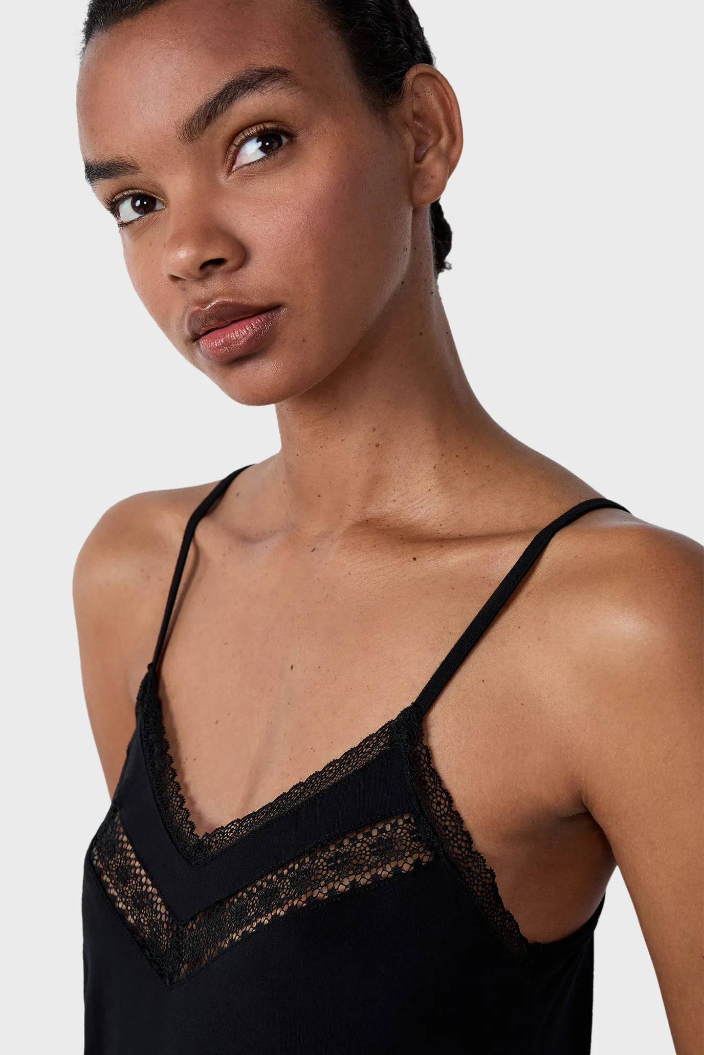 Жіночий чорний топ ALBANE 4