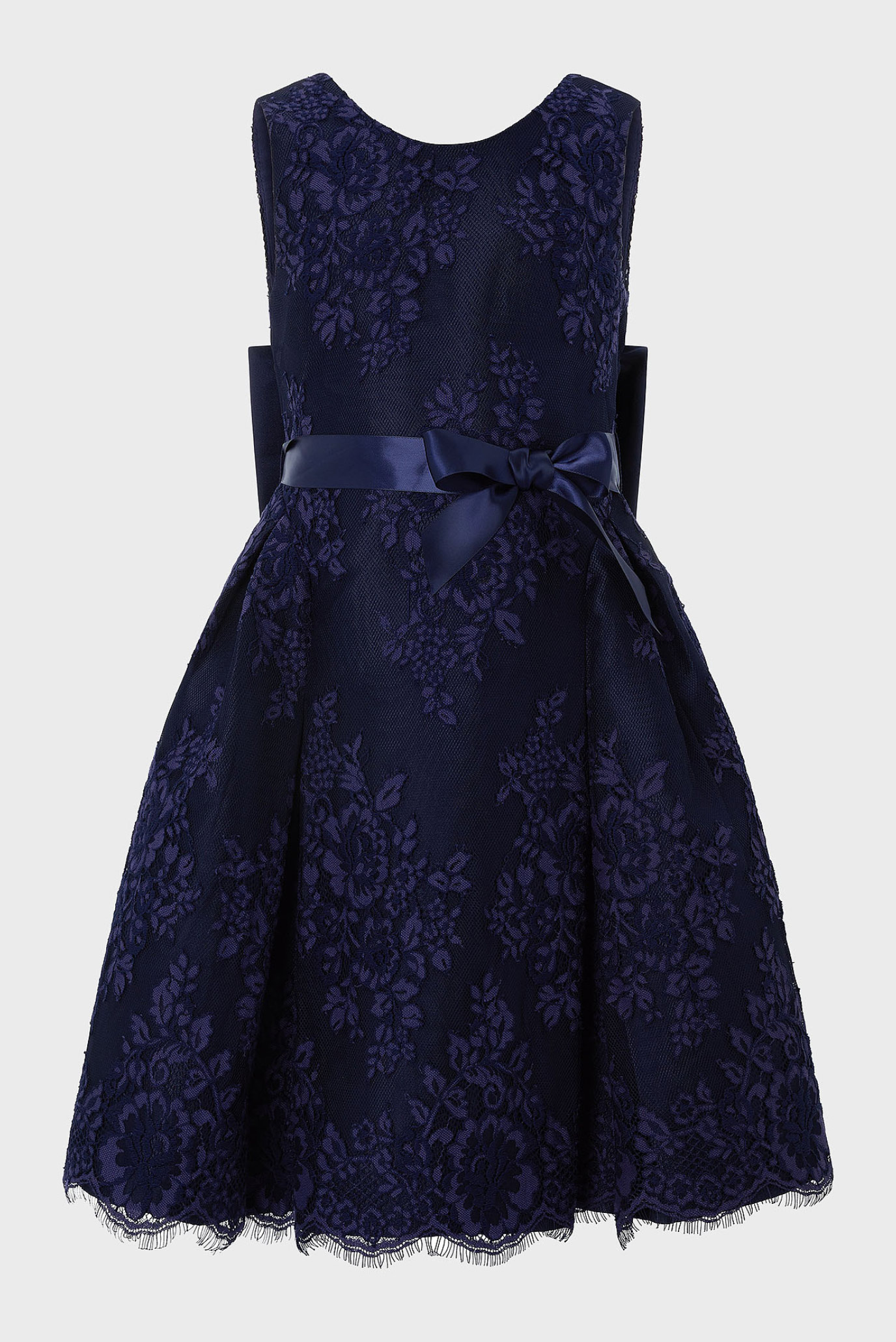 Детское темно-синее платье Valeria 1