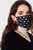 Женская черная шелковая защитная маска Mono Dot Silk Face