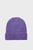 Жіноча фіолетова шапка