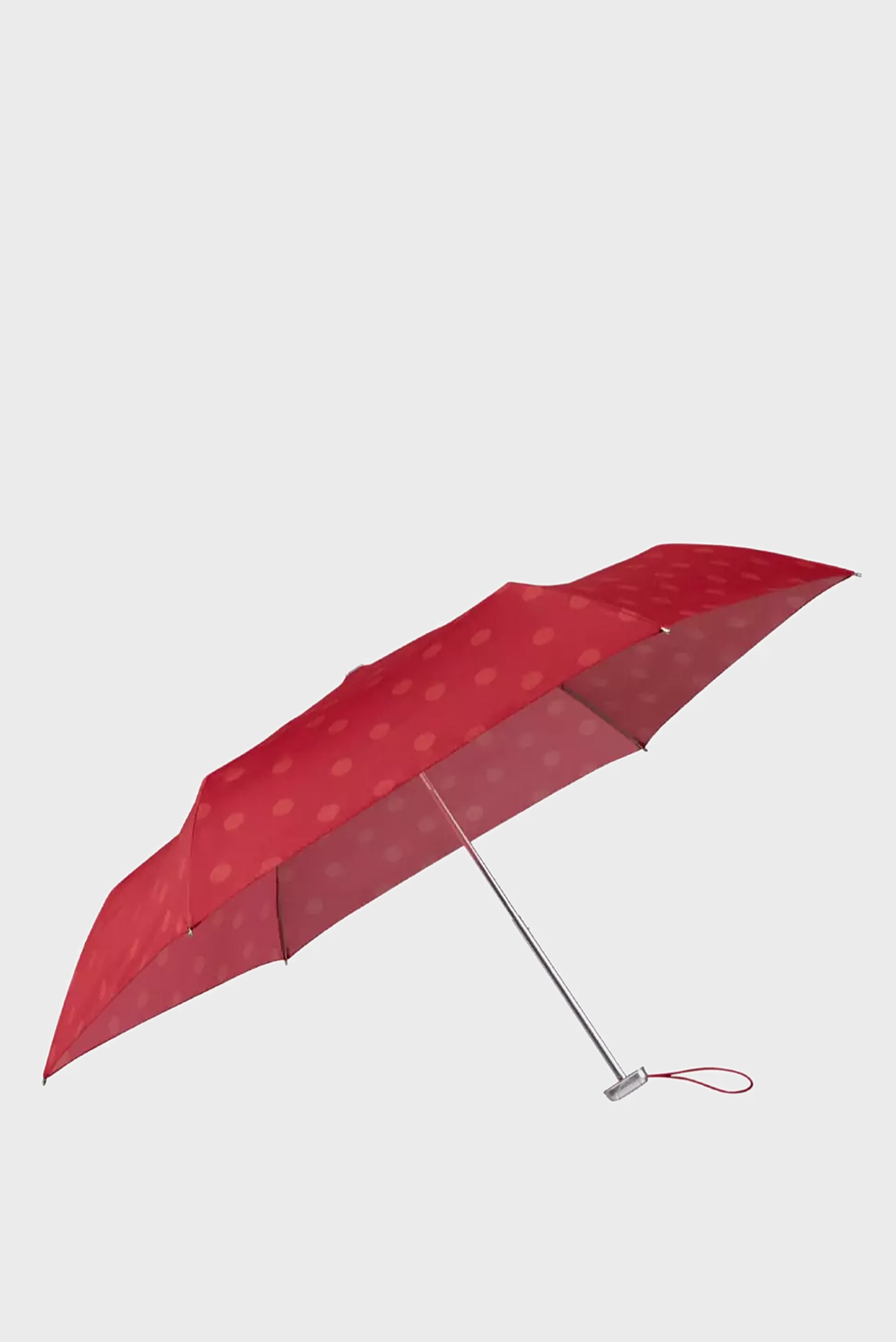 Жіноча червона парасолька в горошок ALU DROP S 1