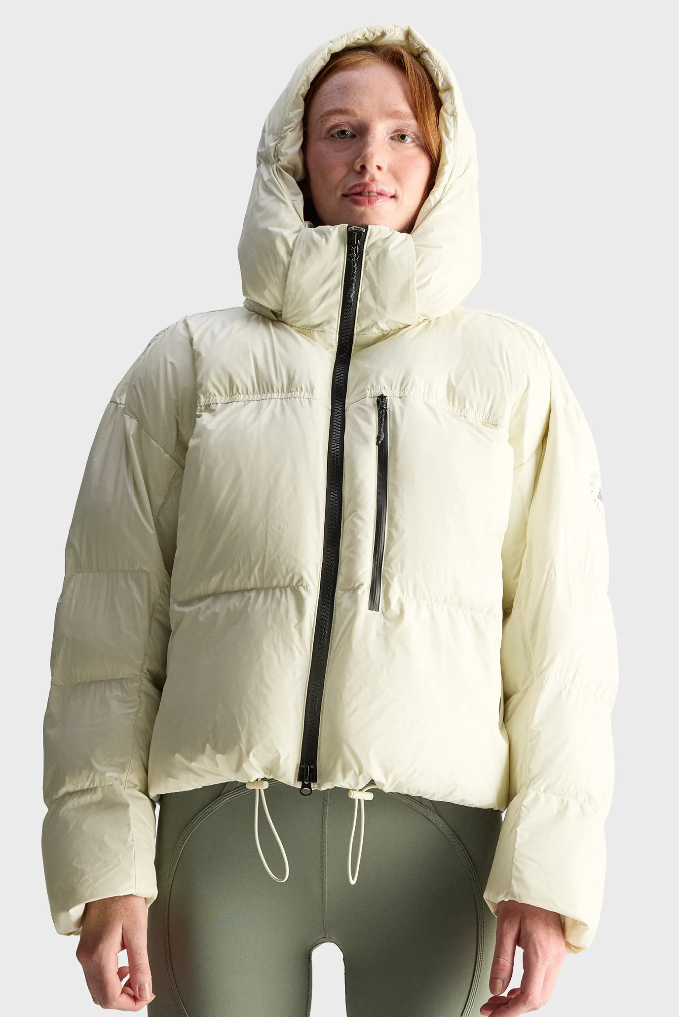 Женская бежевая куртка adidas by Stella McCartney TrueNature Short