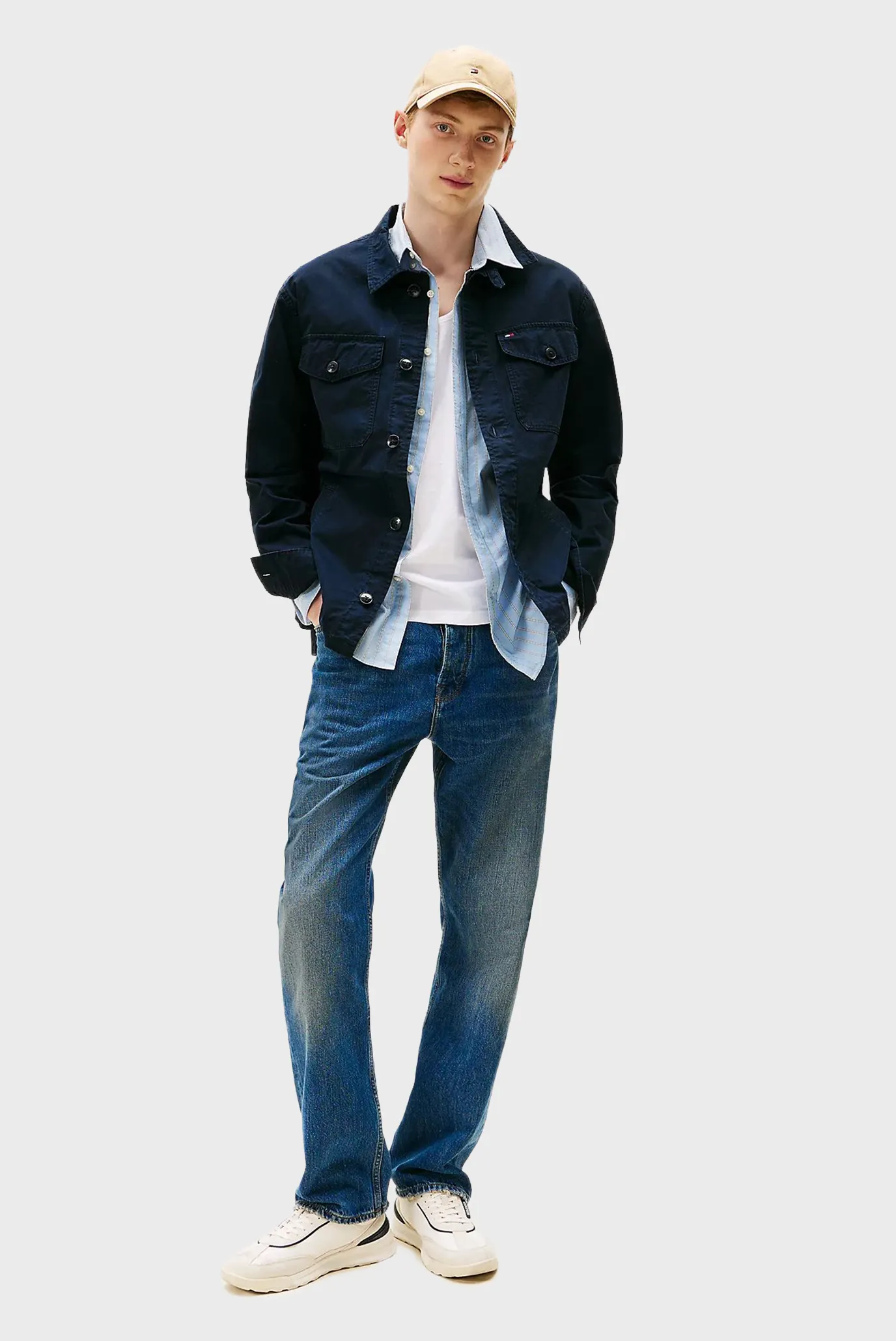 Чоловіча темно-синя куртка TWILL SHIRT 2