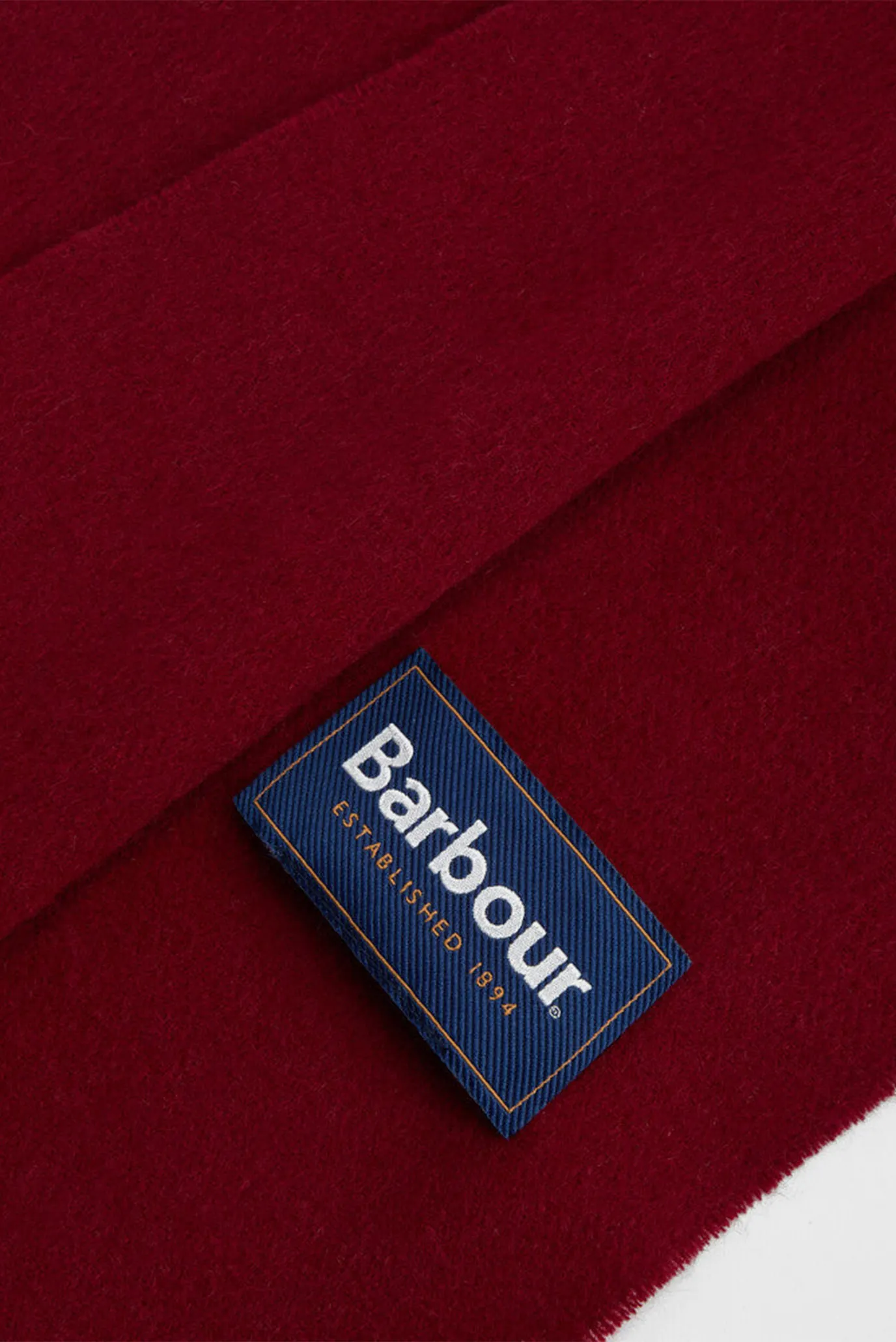 Мужской бордовый шерстяной шарф 4