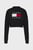 Женский черный свитер TJW BXY CENTER FLAG SWEATER