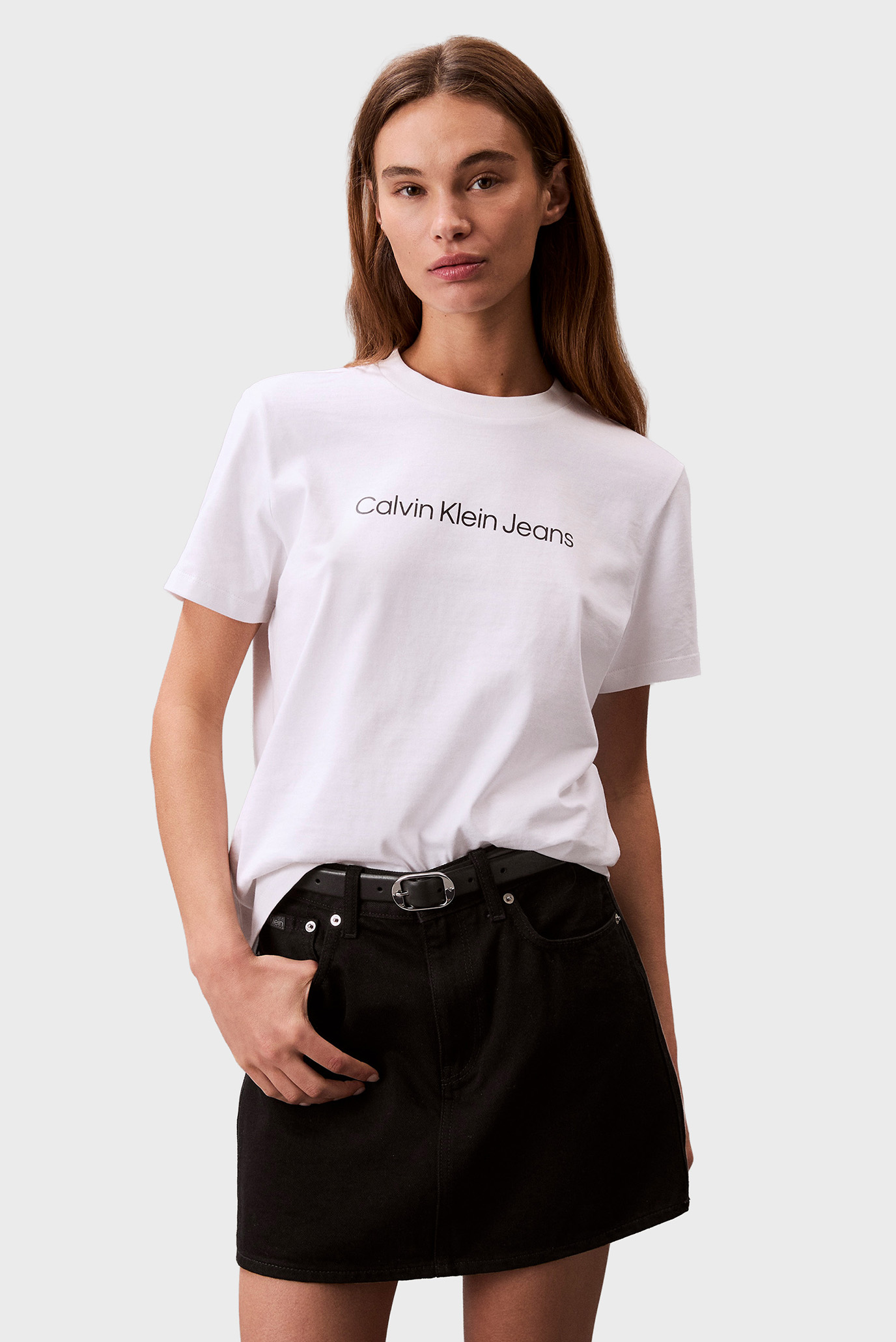Женская белая футболка A- INST. LOGO CLASSIC Белый XS Calvin Klein Jeans LV047C912G Женская белая футболка A- INST. LOGO CLASSIC Белый XS Calvin Klein Jeans LV047C912G