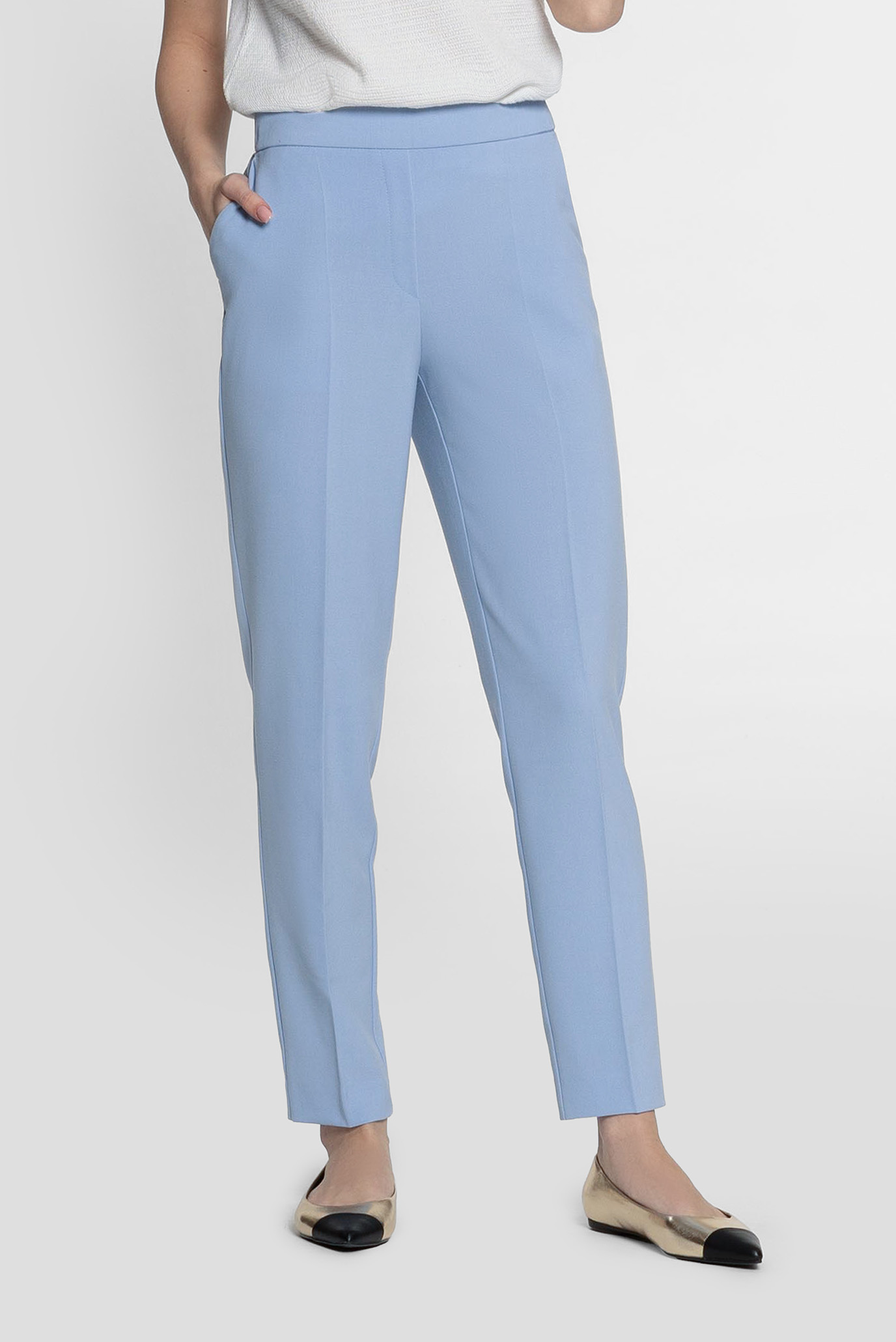 Женские голубые брюки 1