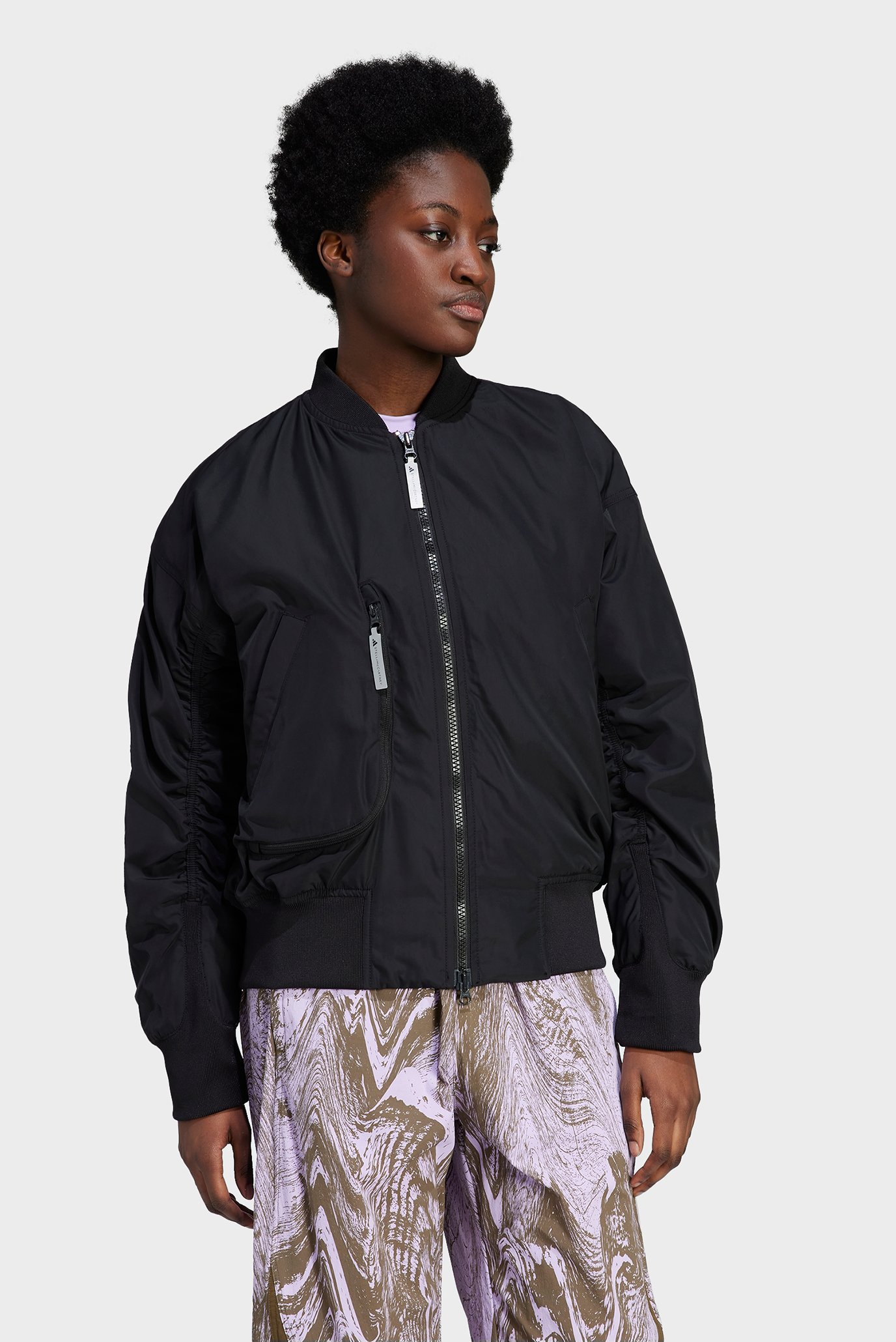 Adidas cotton bomber jacket hotsell