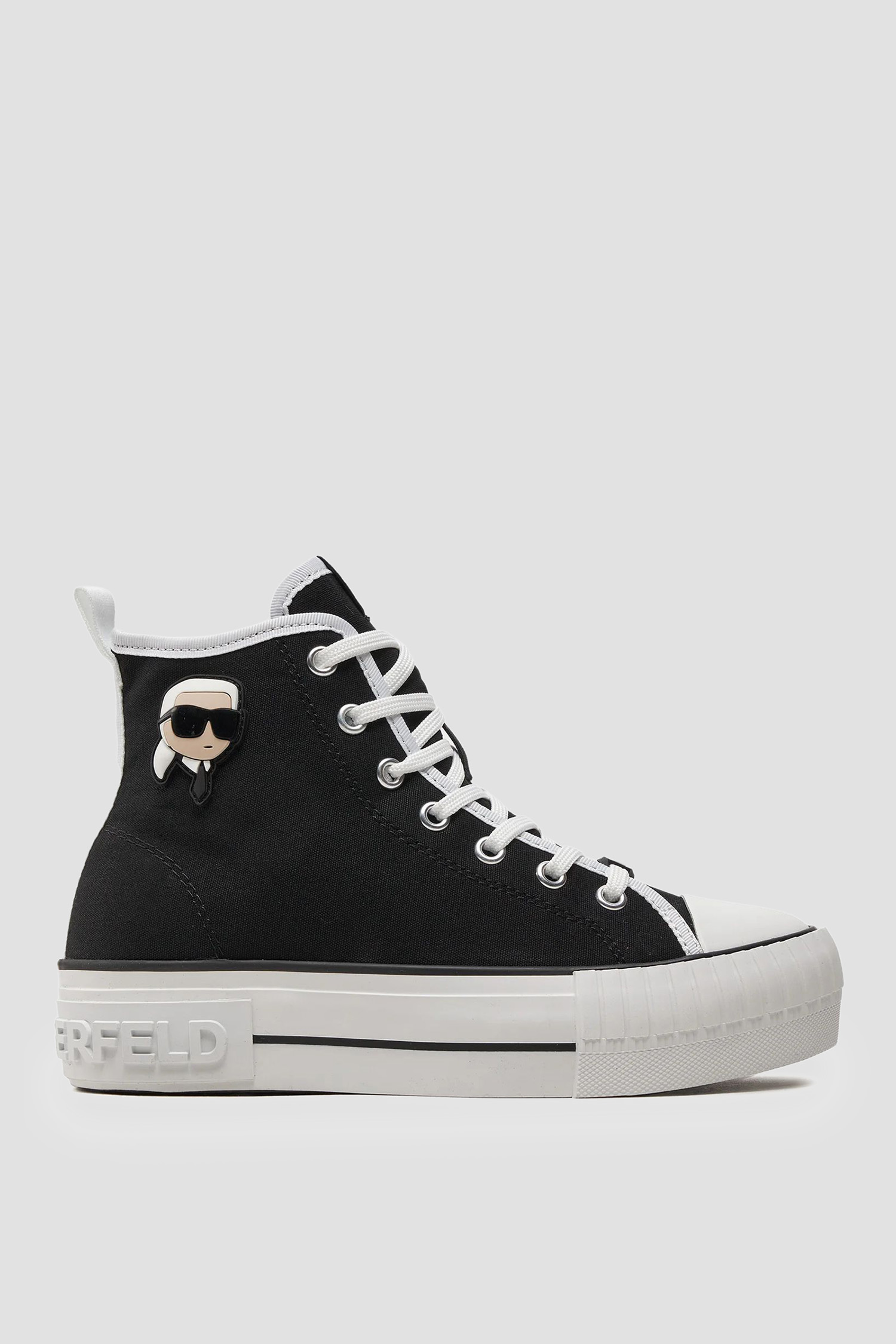 Женские черные кеды Черный 36 Karl Lagerfeld KL60444;900 Женские черные кеды Черный 36 Karl Lagerfeld KL60444;900