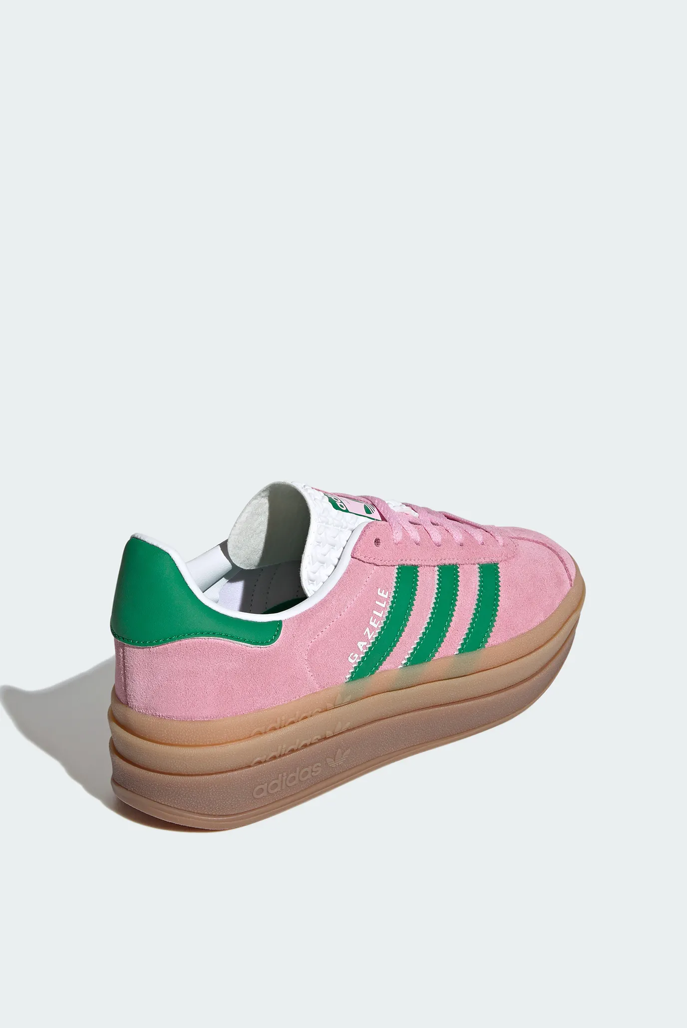 Жіночі рожеві замшеві снікерси Gazelle Bold 5