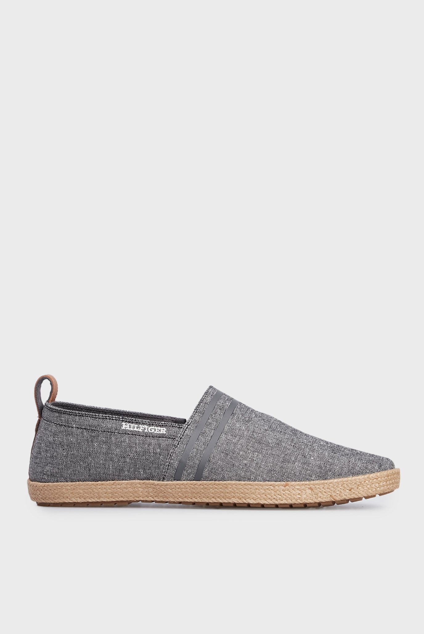 Чоловічі сірі еспадрилі HILFIGER ESPADRILLE C CHAMBRAY 1