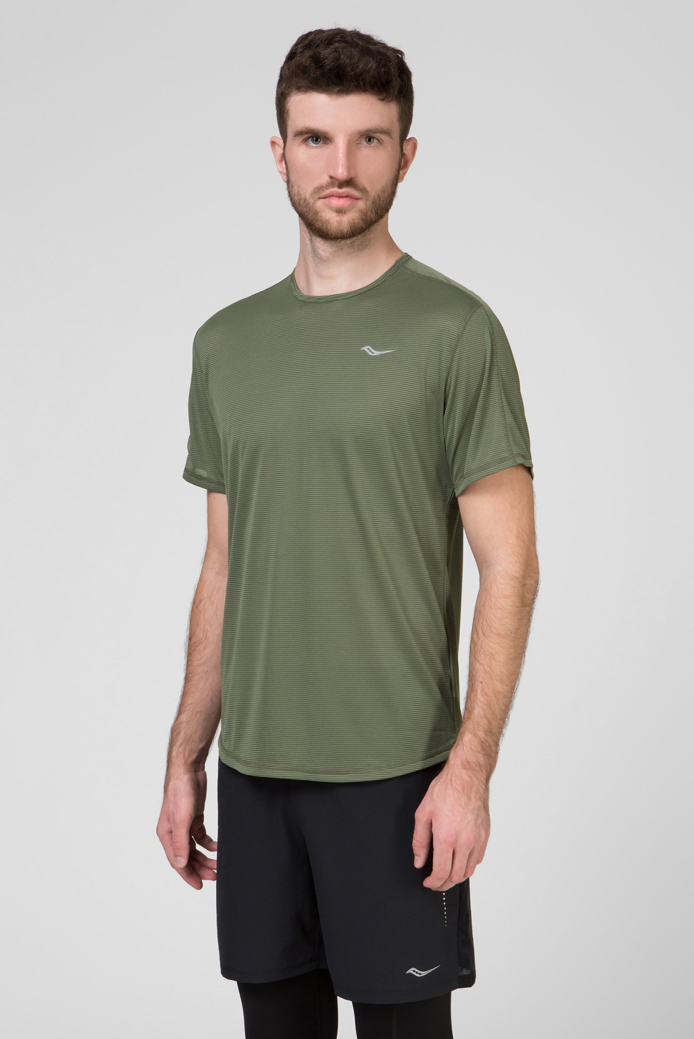 Мужская оливковая футболка HYDRALITE 1