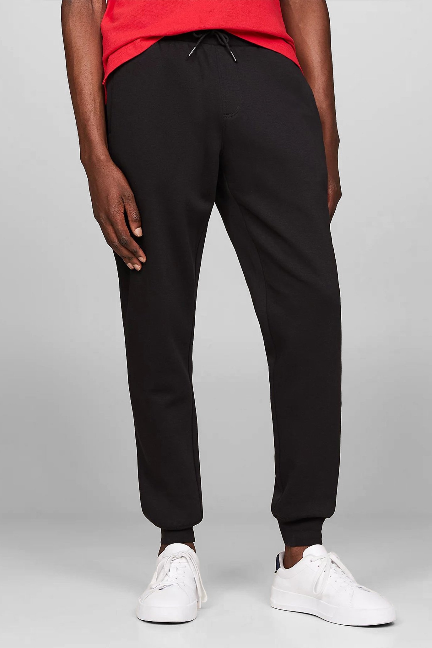 Мужские черные спортивные брюки FLAG LOGO 1