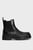 Чоловічі чорні шкіряні челсі LUGGED CHELSEA BOOT