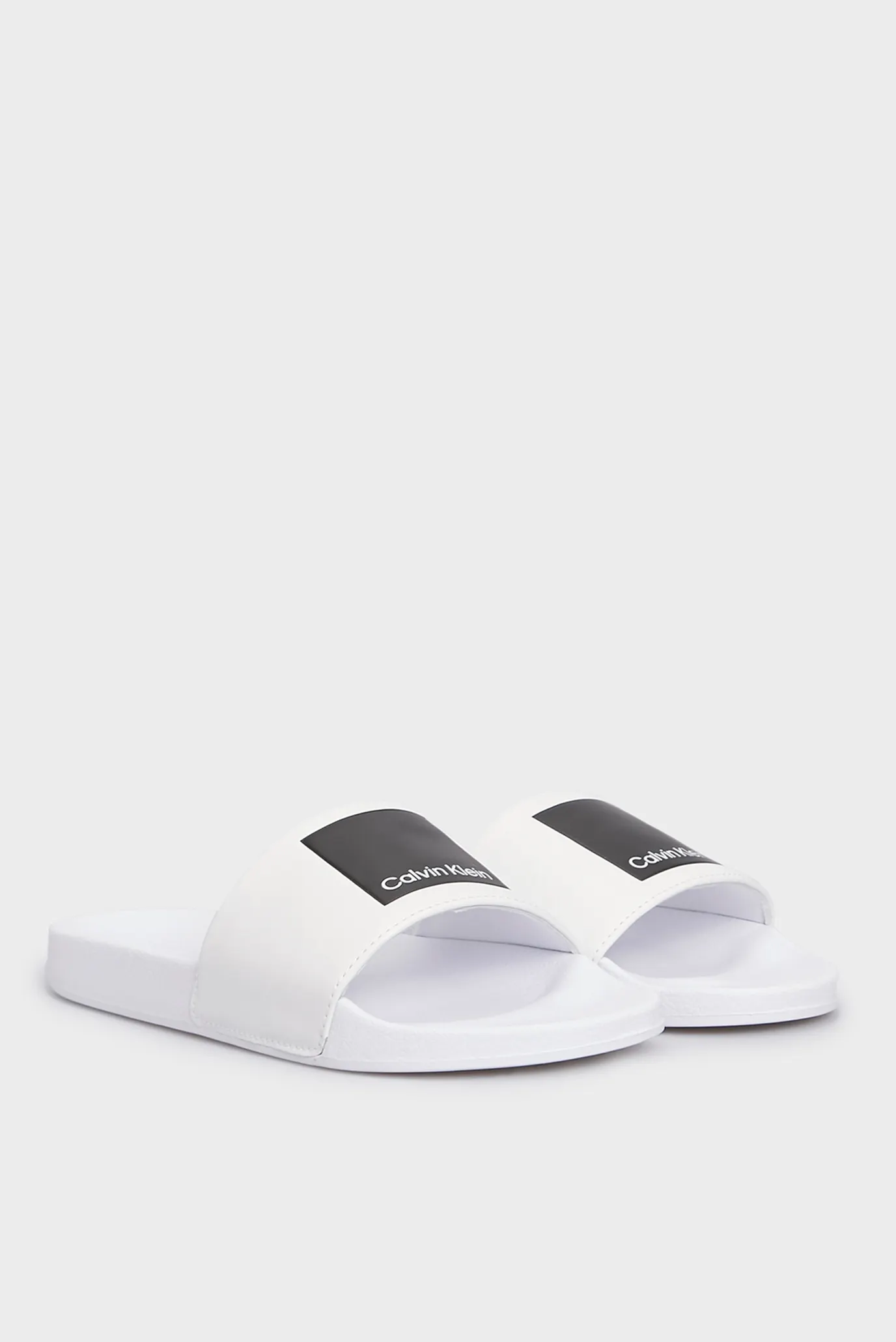 Мужские белые слайдеры POOL SLIDE HF LOGO 3