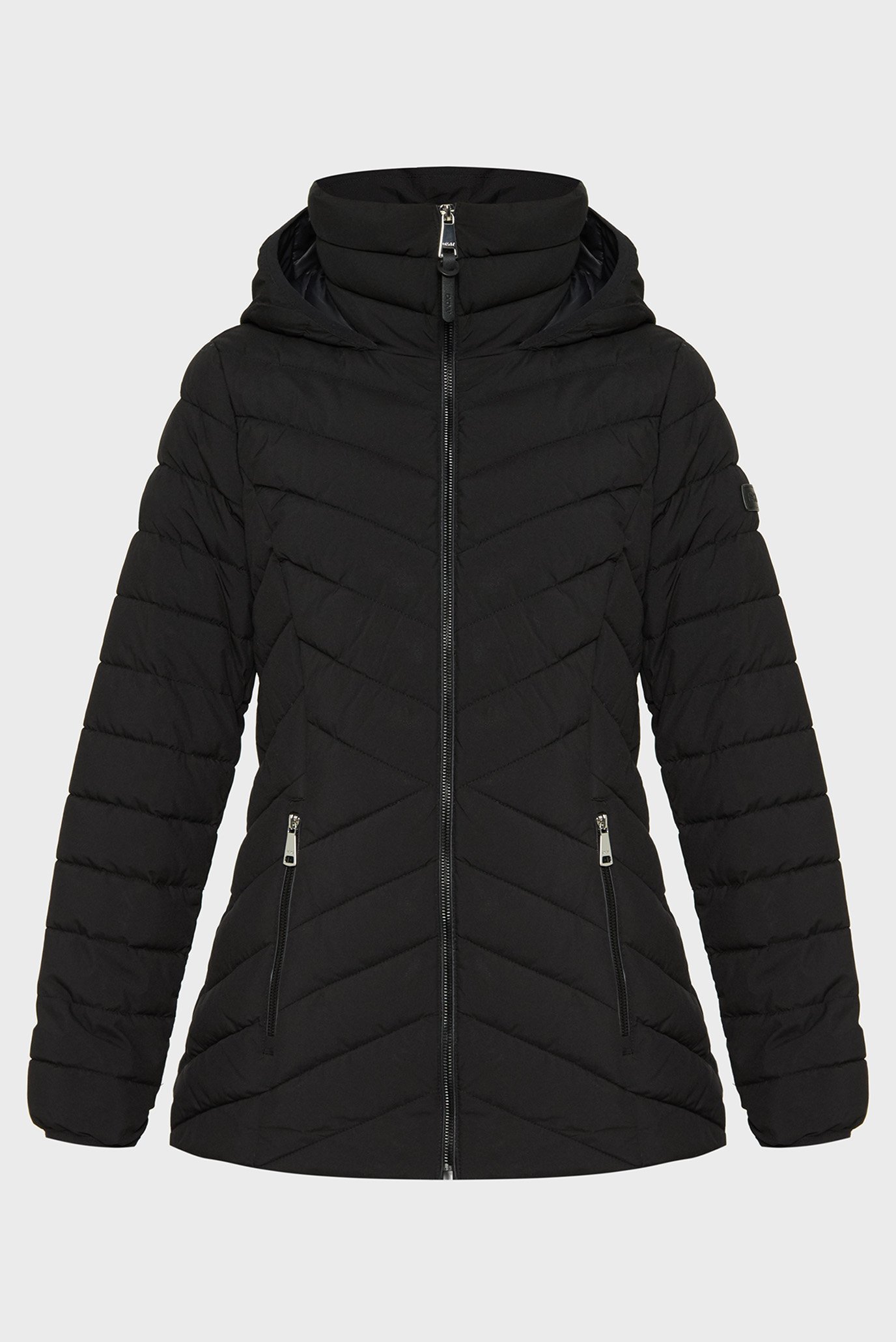 Женская черная куртка Черный L DKNY DLEMPN45 Женская черная куртка Черный L DKNY DLEMPN45