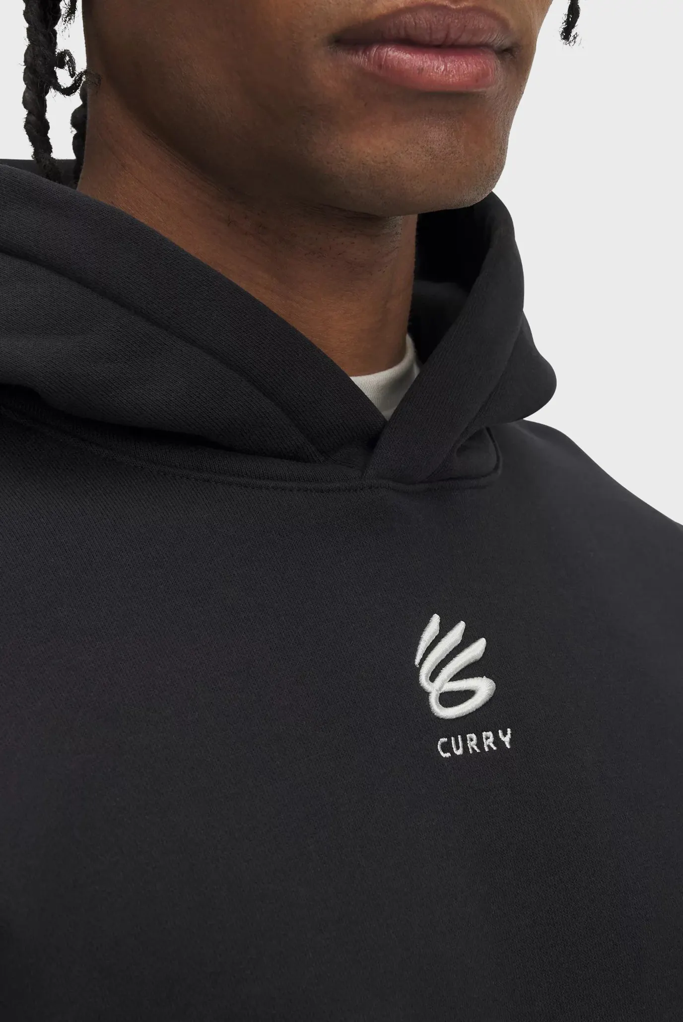 Чоловіче чорне худі Curry Splash Hoodie 3