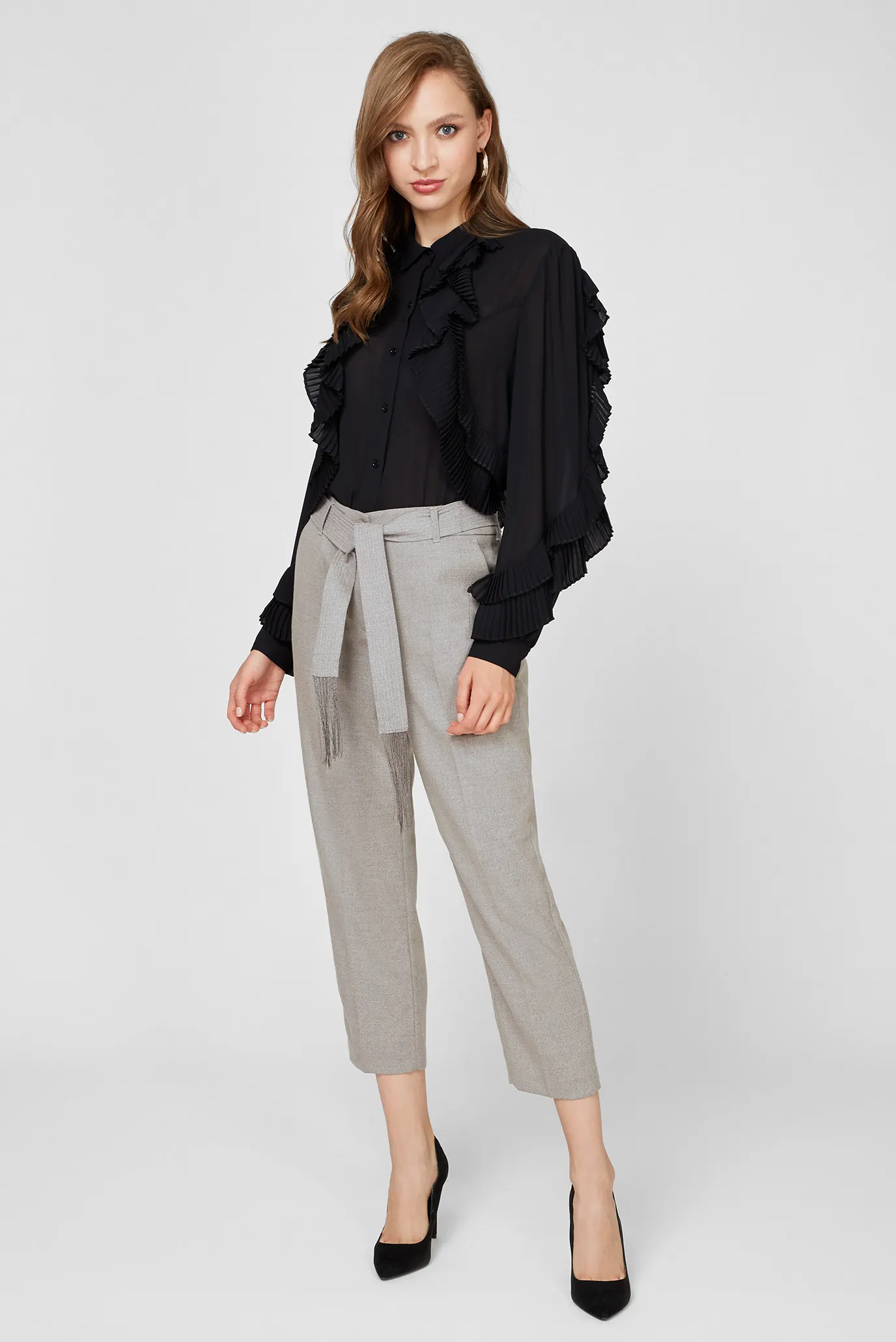 Жіночі сірі брюки 2