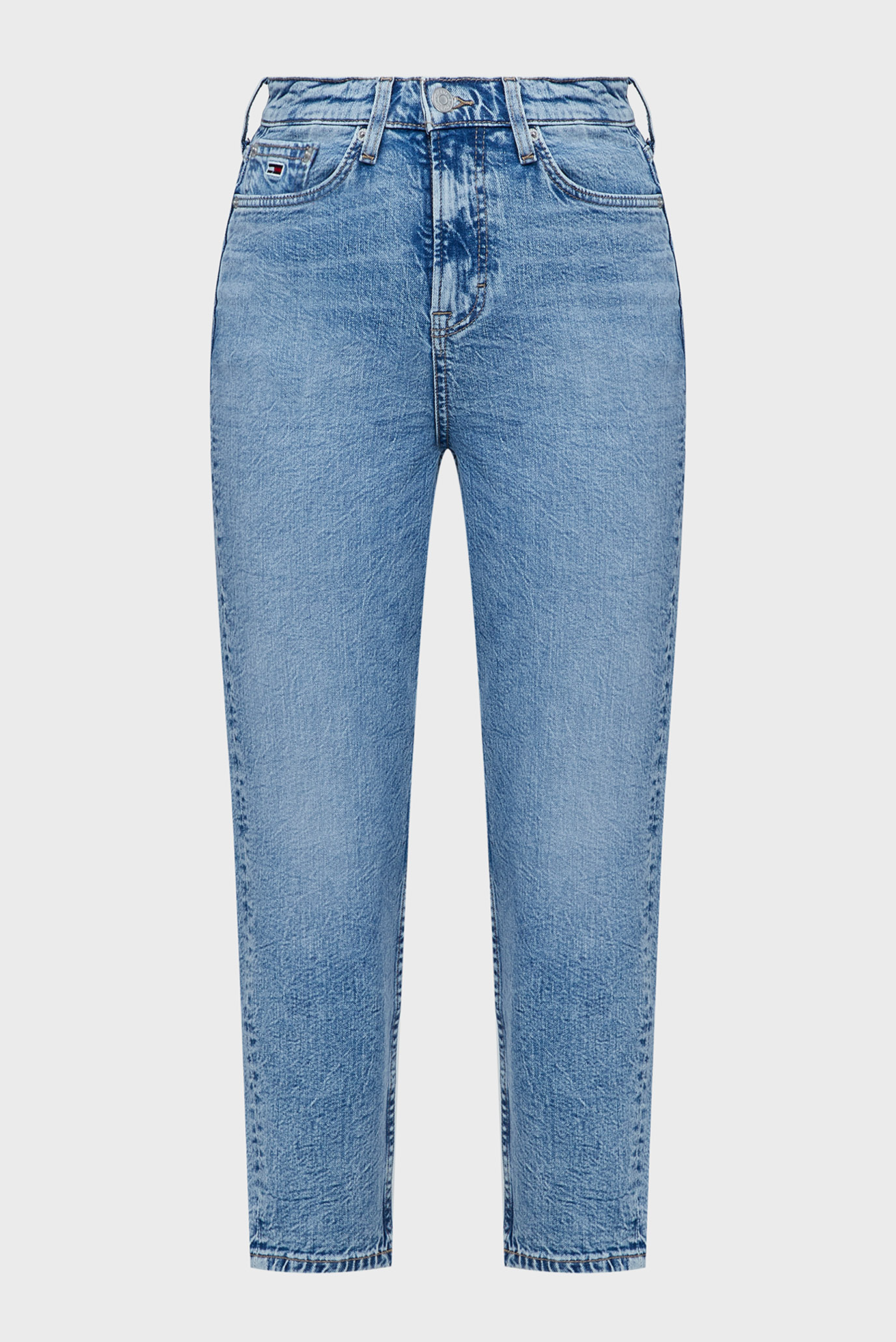 Женские голубые джинсы MOM 1