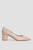 Жіночі пудрові шкіряні туфлі жіночі