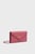 Жіночий рожевий шкіряний гаманець