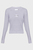 Детский сиреневый джемпер MONOGRAM RIB SWEATER