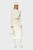 Женское белое шерстяное платье M-PELAGOS DRESS