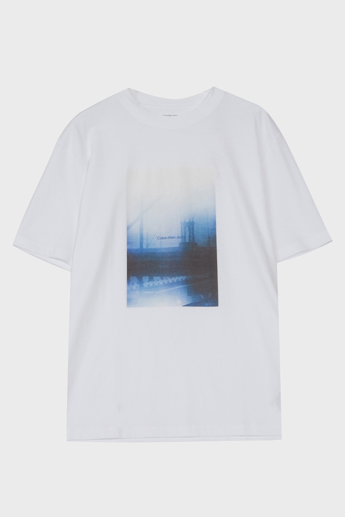 Мужская белая футболка HAZY CITY TEE 1