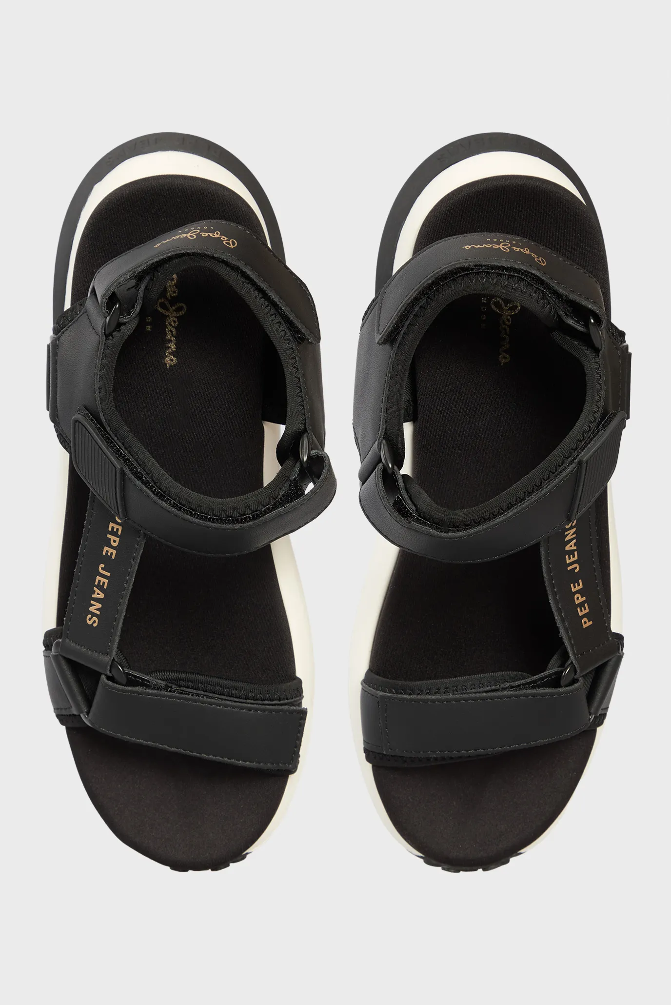 Жіночі чорні шкіряні сандалі WINSLOVE ACTION 4