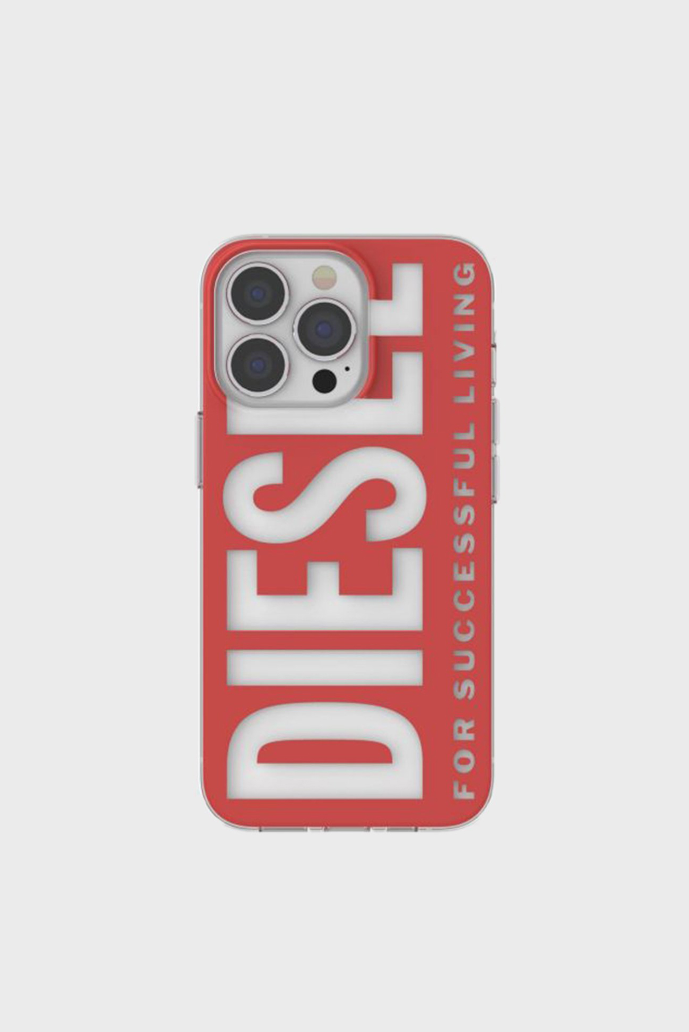 Червоний чохол для телефону Diesel Clear Case Graphic for iPhone 13/13 Pro 1