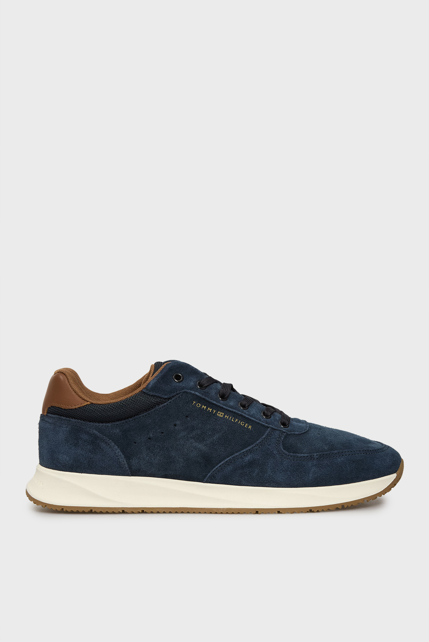 Мужские темно-синие замшевые кроссовки PREMIUM SUEDE HYBRID Синий 40 Tommy Hilfiger FM0FM05690