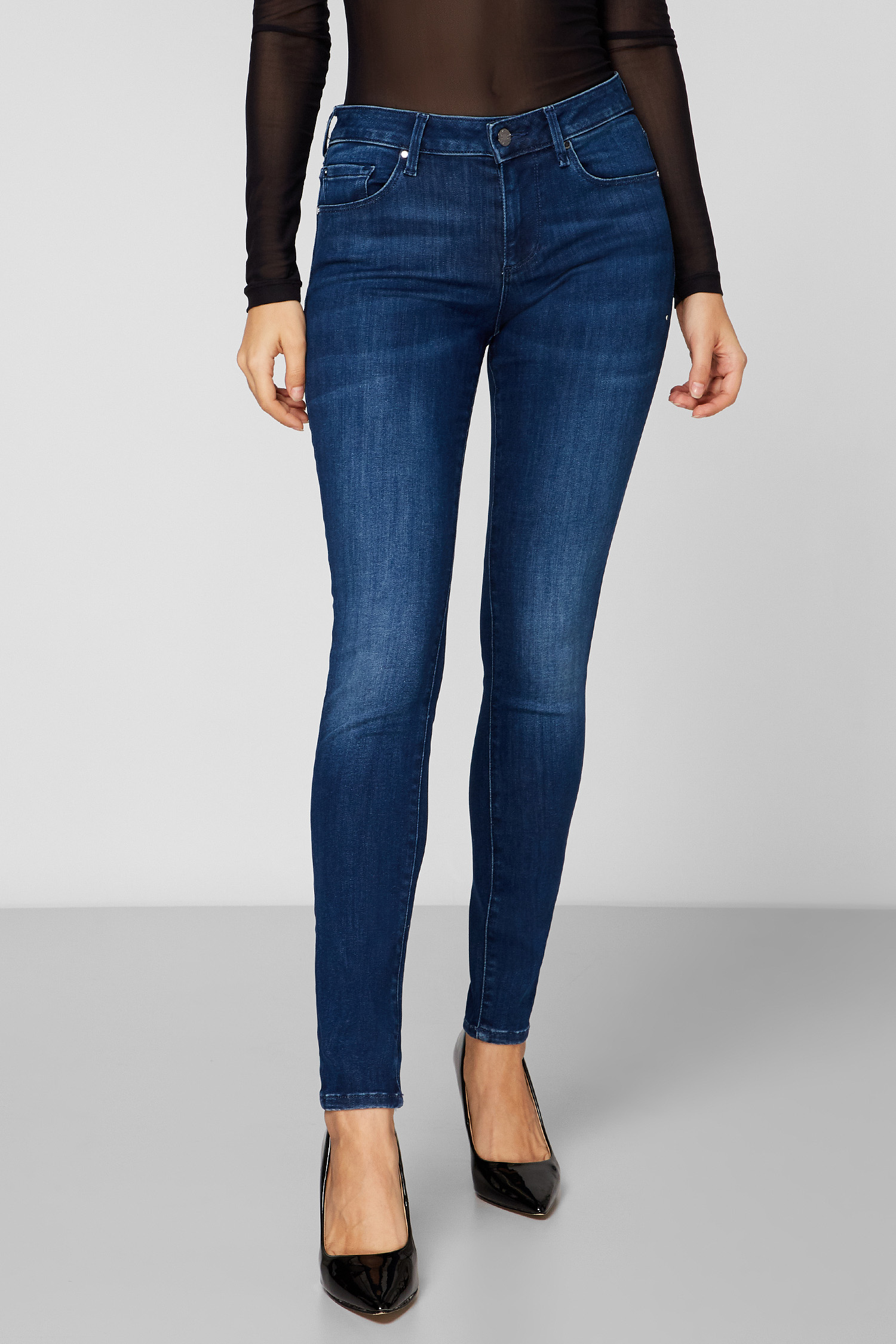 Женские темно-синие джинсы ANNETTE 1