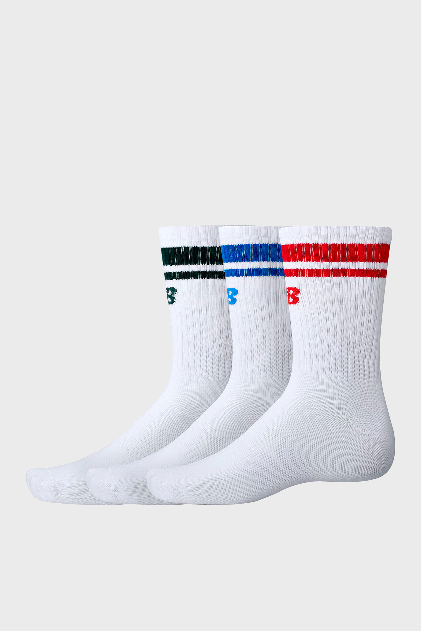 Білі шкарпетки Essentials Line (3 пари) 1