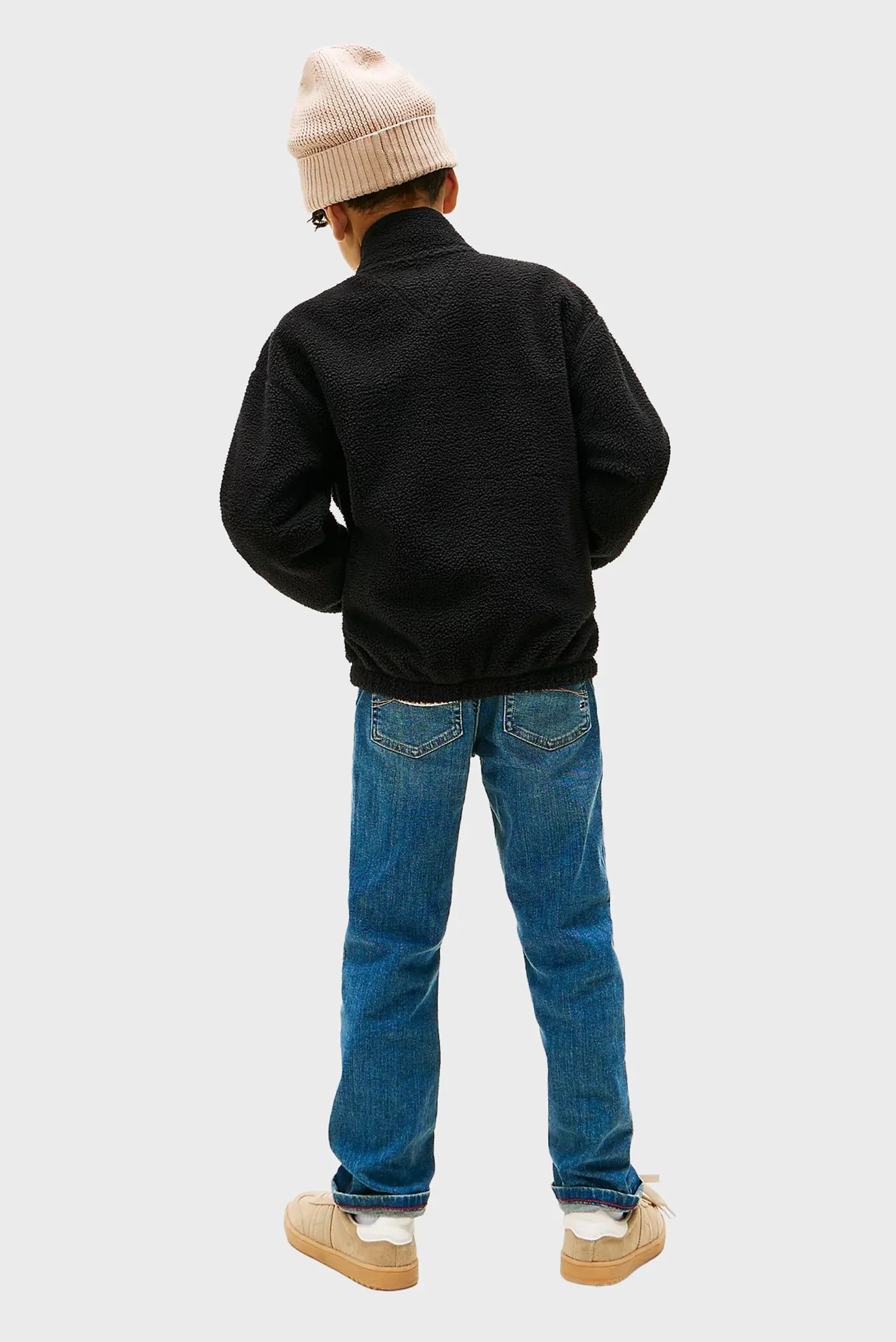 Детская черная спортивная кофта FABRIC 3