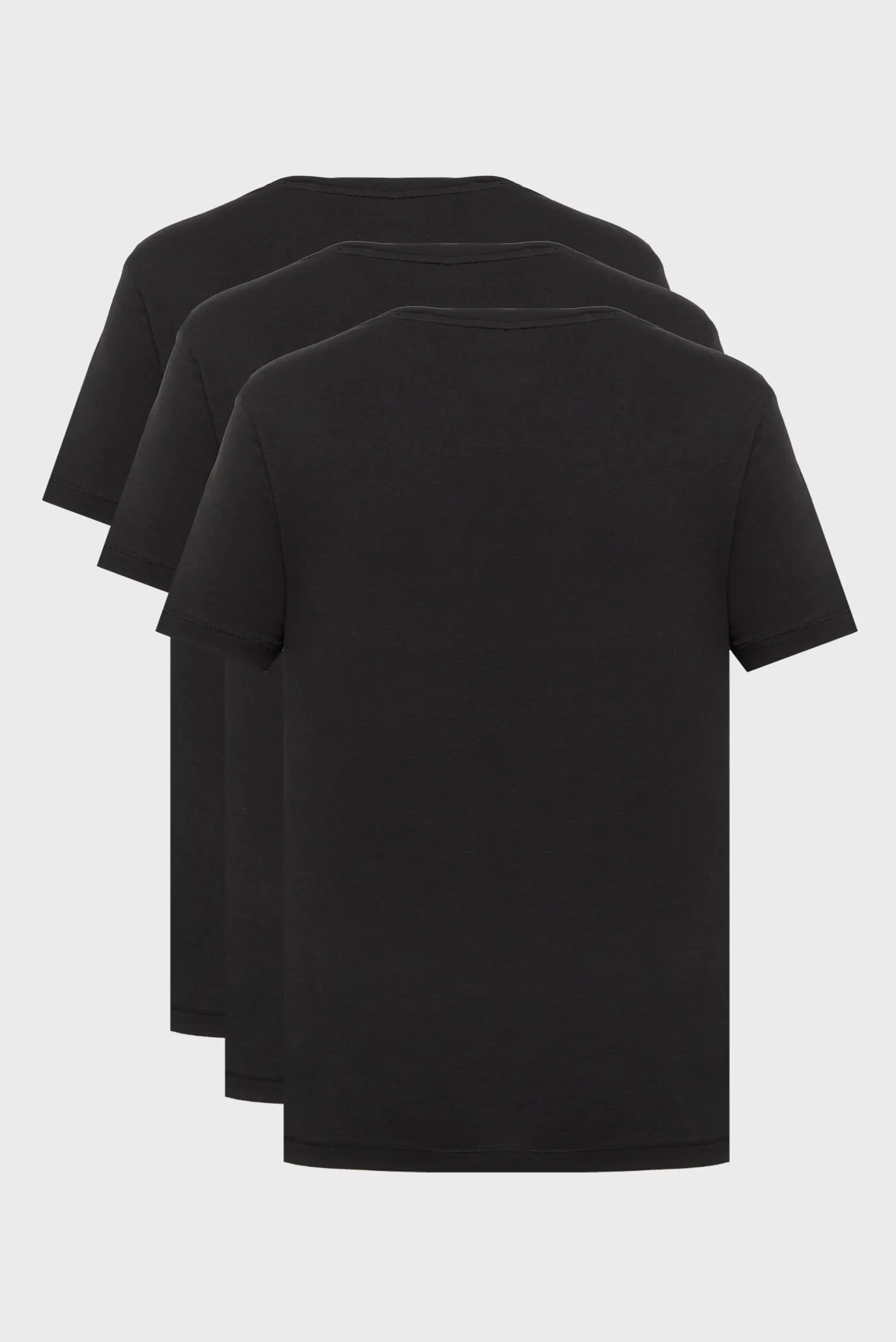 Женская черная футболка (3 шт) COTTON 7