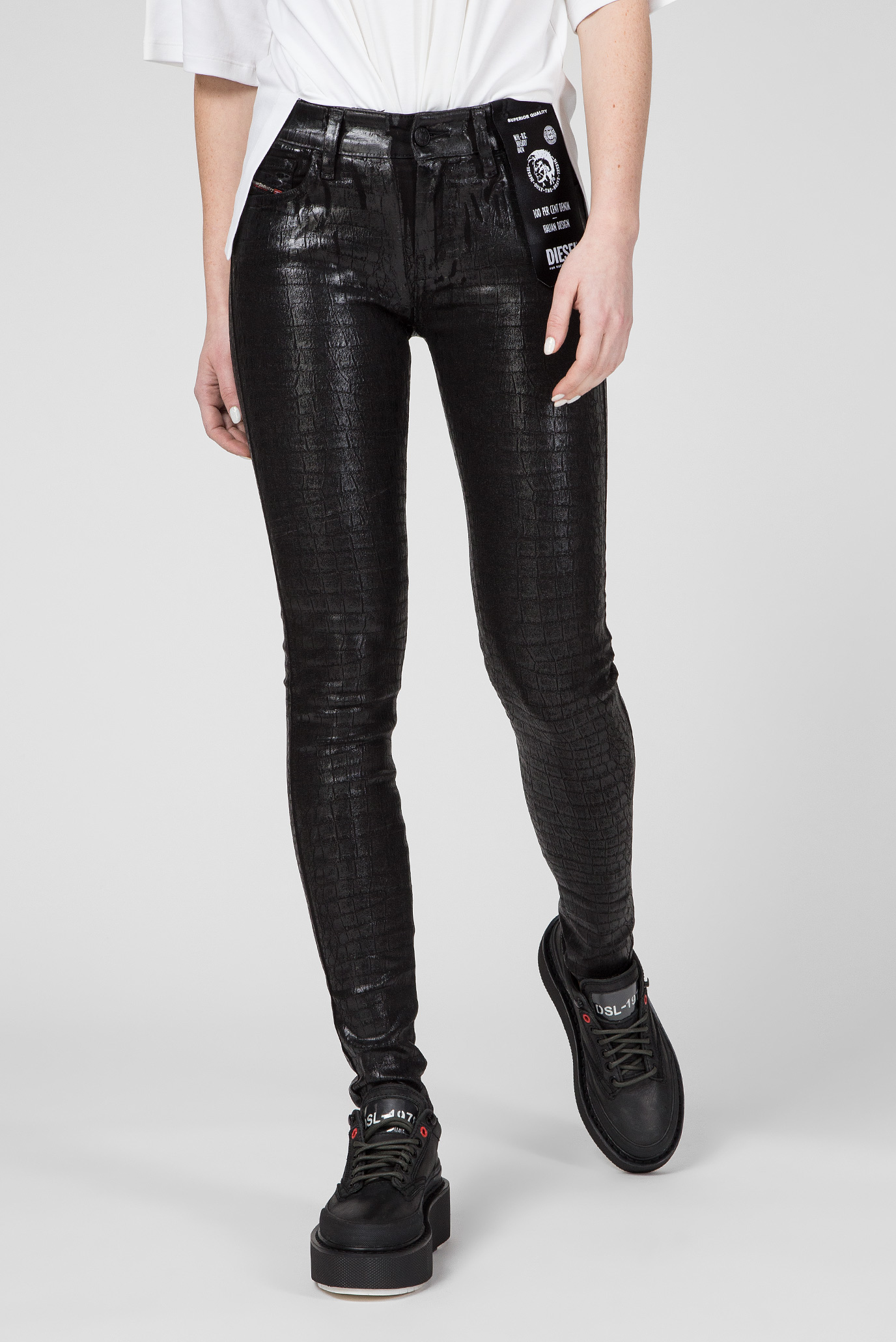 Жіночі чорні джинси SLANDY-SP4 L.32 1