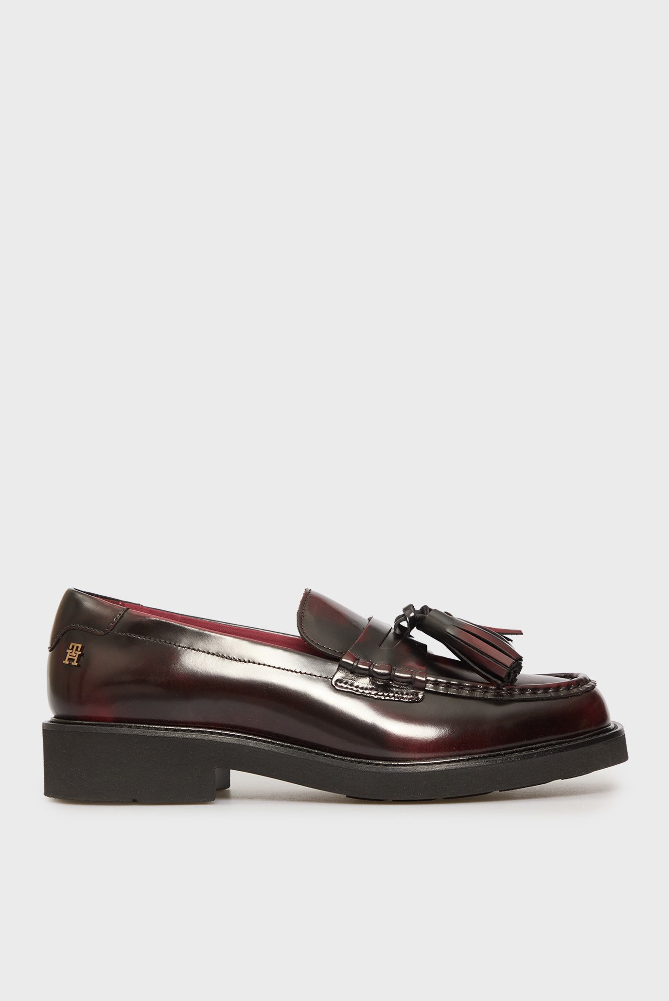 Женские бордовые кожаные лоферы TASSEL Бордовый 38 Tommy Hilfiger FW0FW08749 Женские бордовые кожаные лоферы TASSEL Бордовый 38 Tommy Hilfiger FW0FW08749