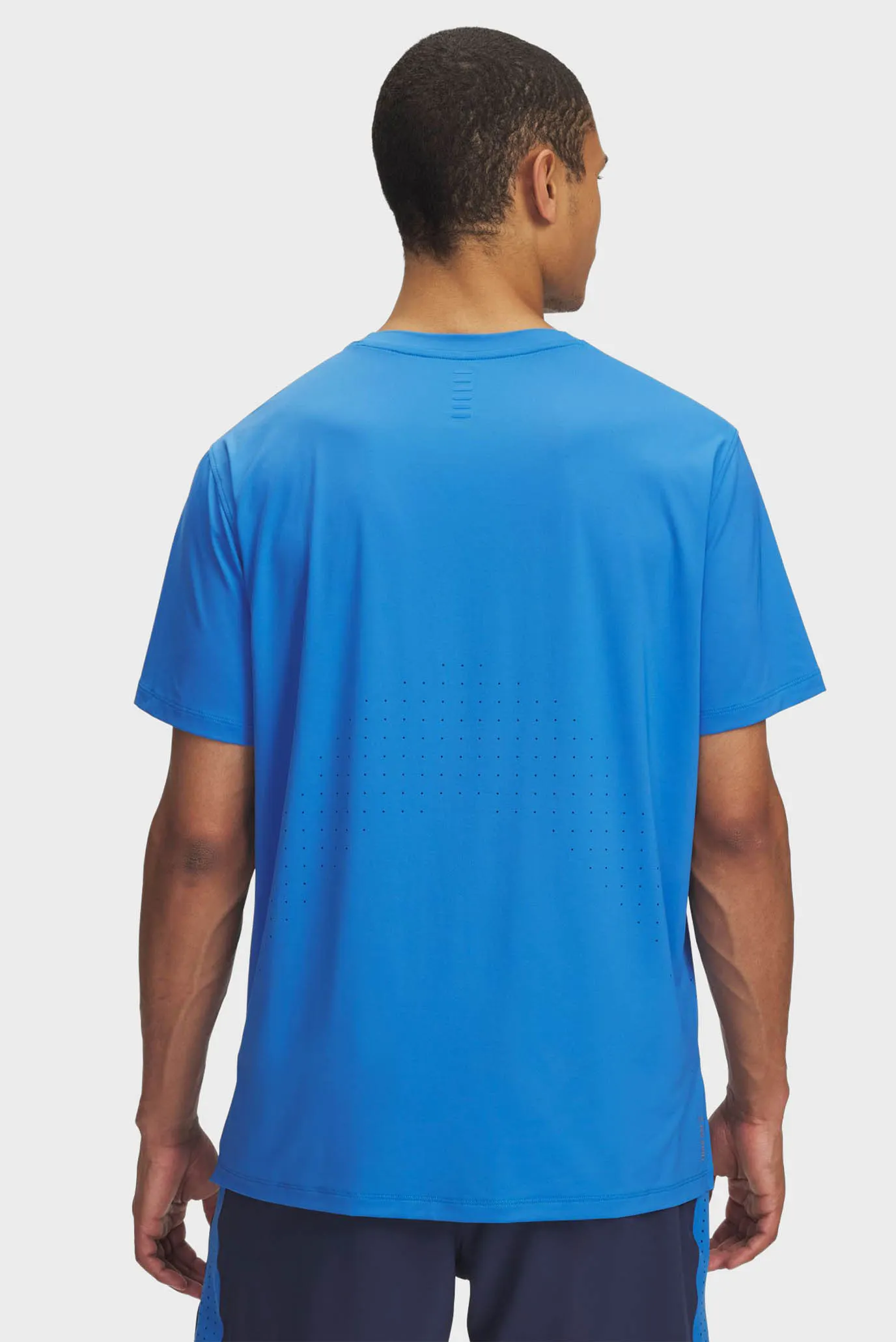 Мужская голубая футболка UA LAUNCH ELITE SHORTSLEEVE 2