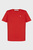 Жіноча червона футболка CK EMBRO REGULAR TEE