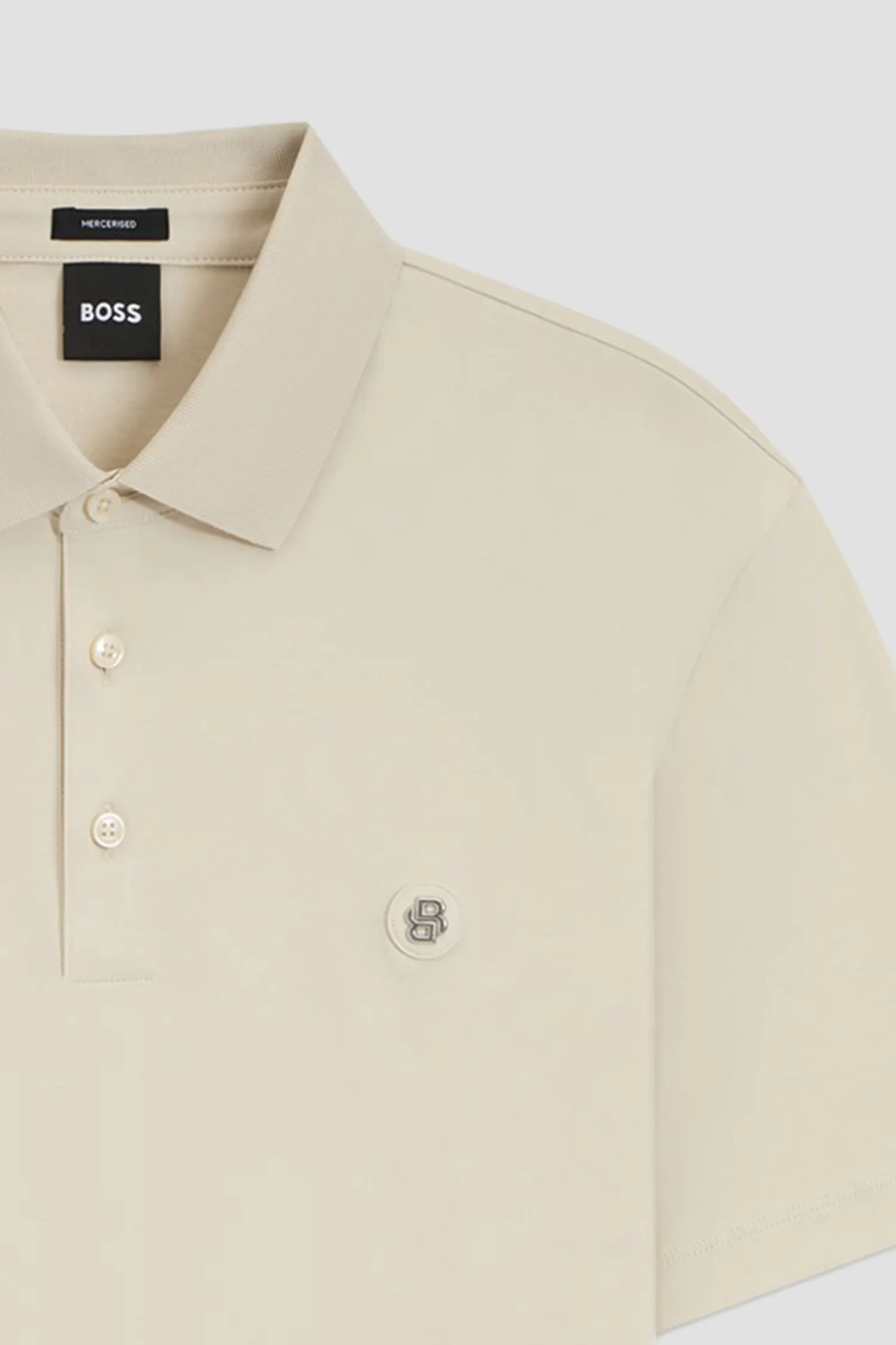 Чоловіче бежеве поло 2