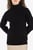 Женский черный шерстяной свитер RECYCLED WOOL OVERLAY