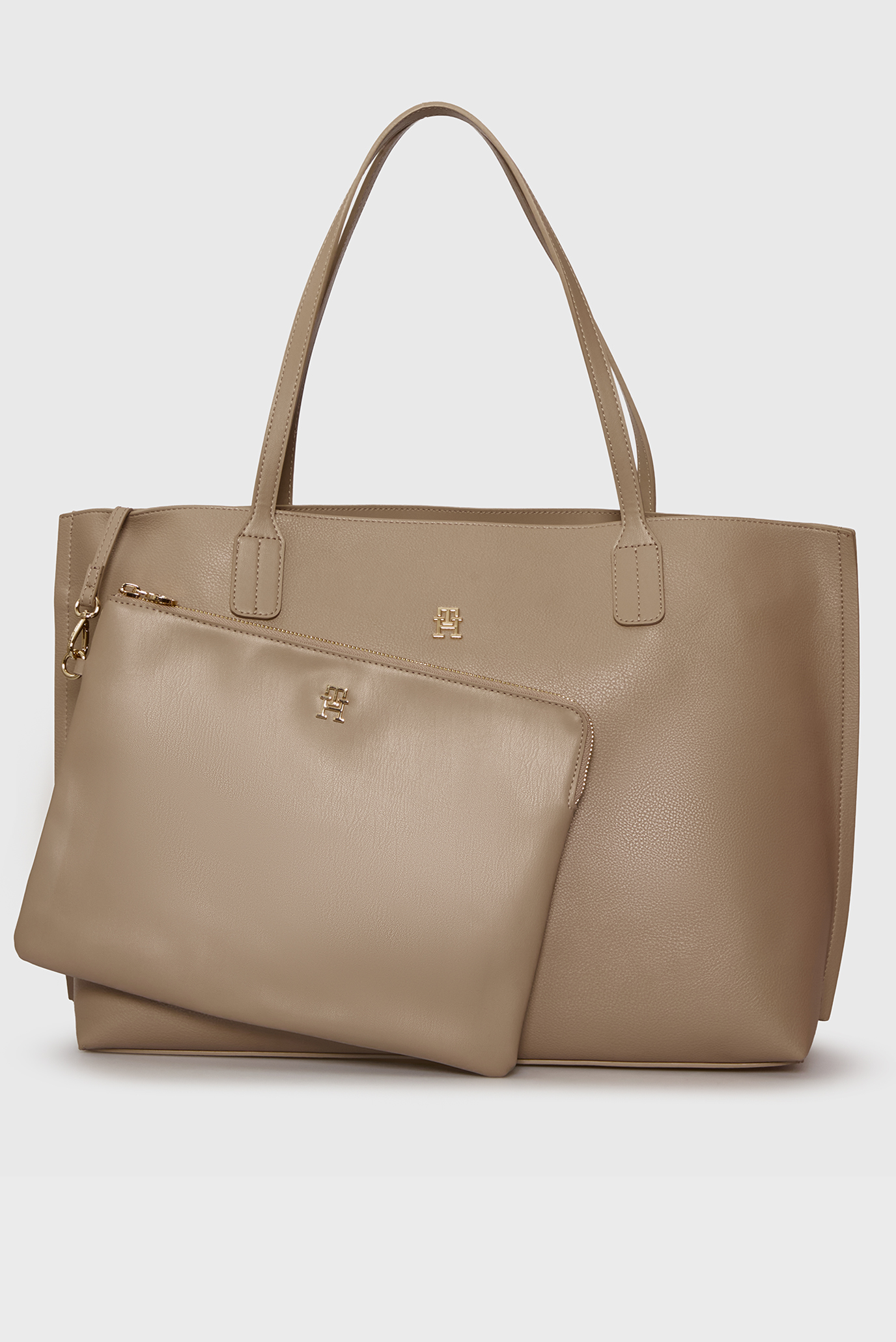 Женская бежевая сумка DISTINCT TOTE Бежевый ONESIZE Tommy Hilfiger AW0AW17461 Женская бежевая сумка DISTINCT TOTE Бежевый ONESIZE Tommy Hilfiger AW0AW17461