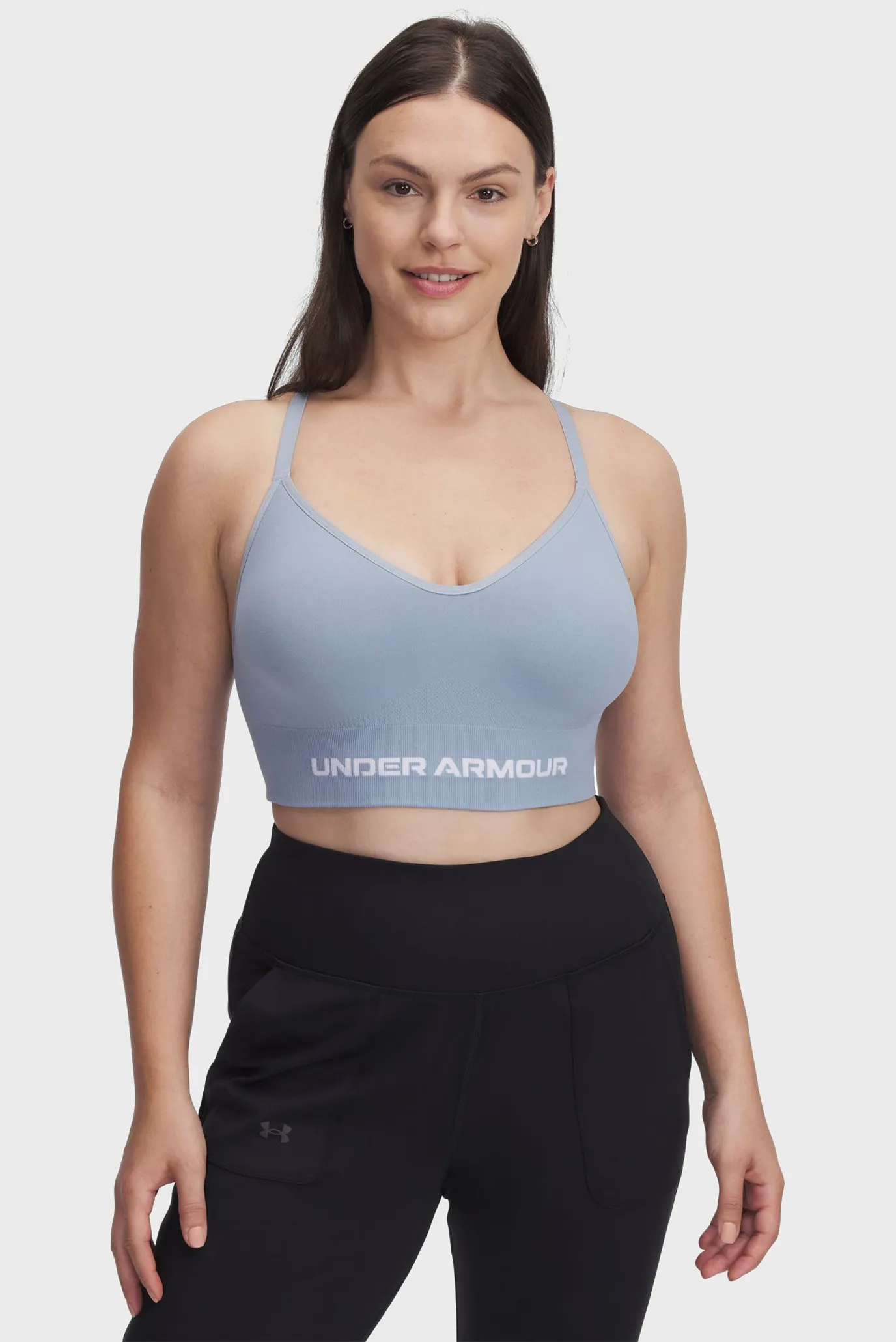 Жіночий блакитний топ Vanish Seamless Low Bra 3