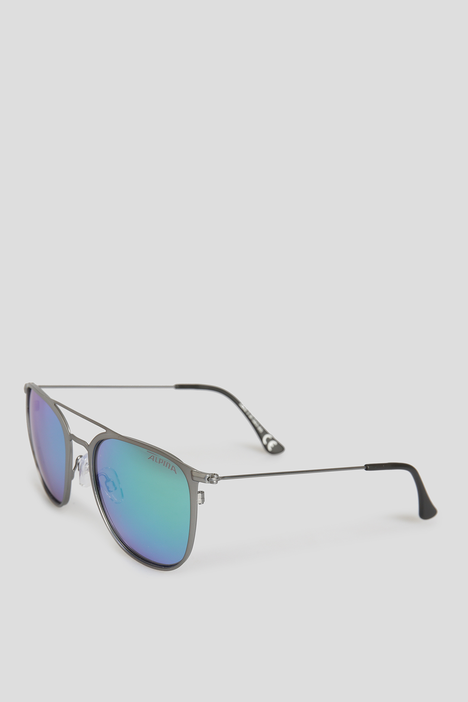 Серебристые солнцезащитные очки ZUKU 1
